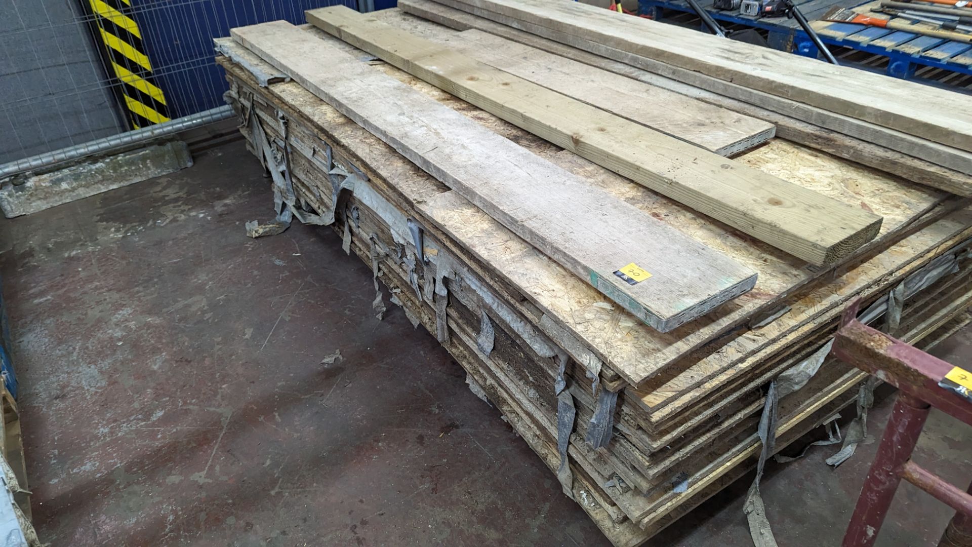 Stack of assorted OSB boards & other materials - Image 11 of 11