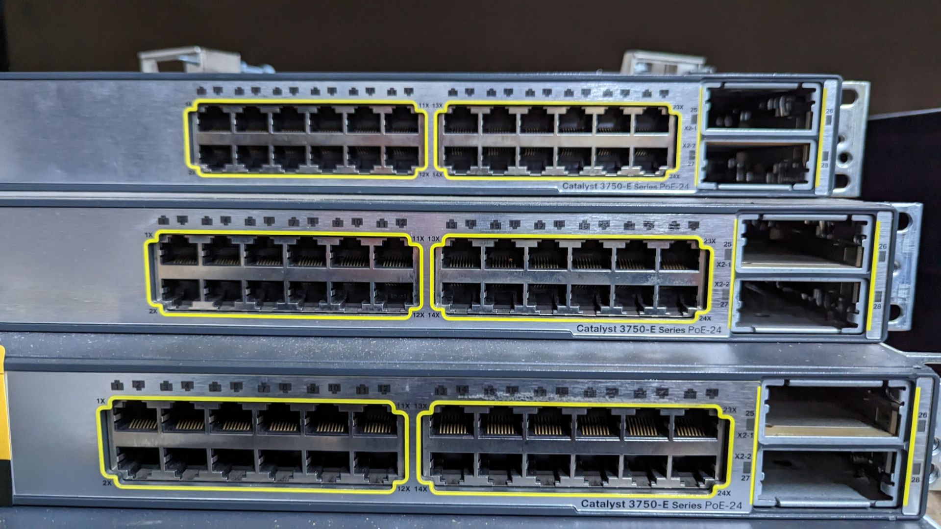 4 off Cisco Catalyst 3750-E Series 24 port switches - Image 5 of 9