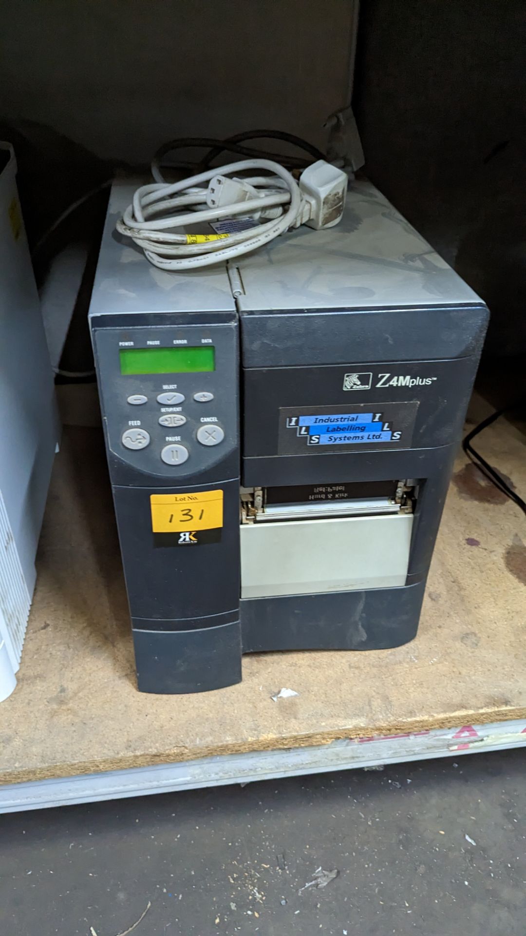 Zebra label printer model Z4Mplus - Image 12 of 12