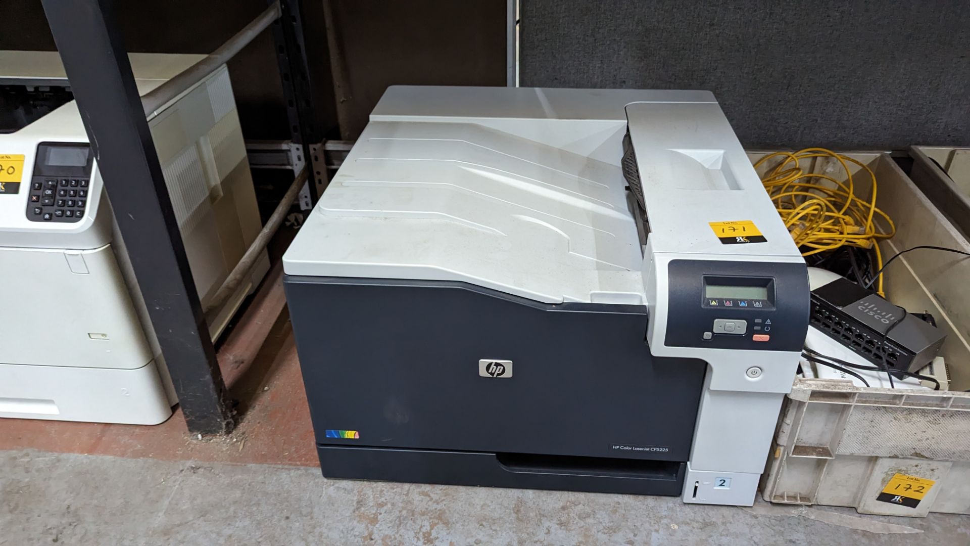 HP colour LaserJet printer model CP5225 - Image 2 of 6