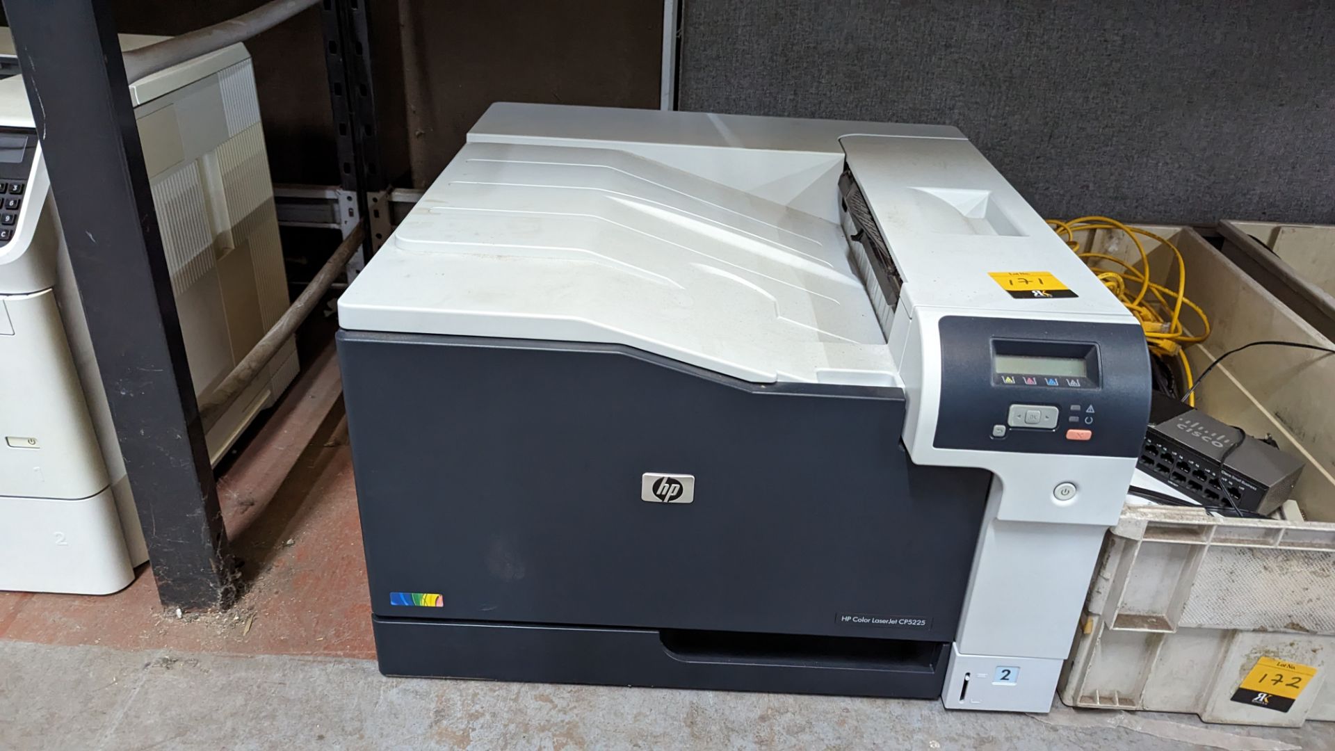 HP colour LaserJet printer model CP5225 - Image 3 of 6