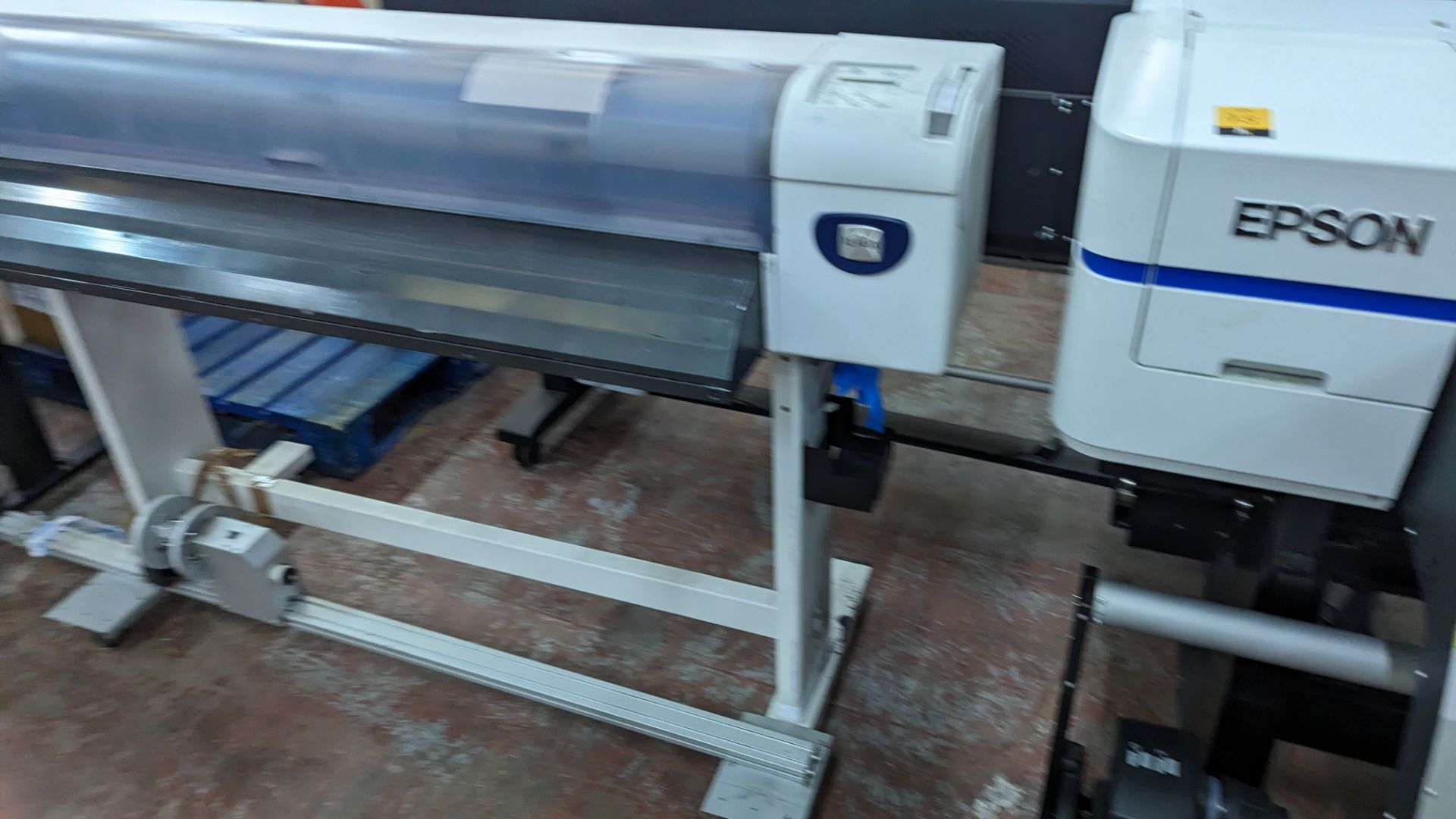 Xerox 8254E wide format printer, 54" capacity, labelled Mutoh/VJ-1304AX on the rear. Includes motor - Image 4 of 16