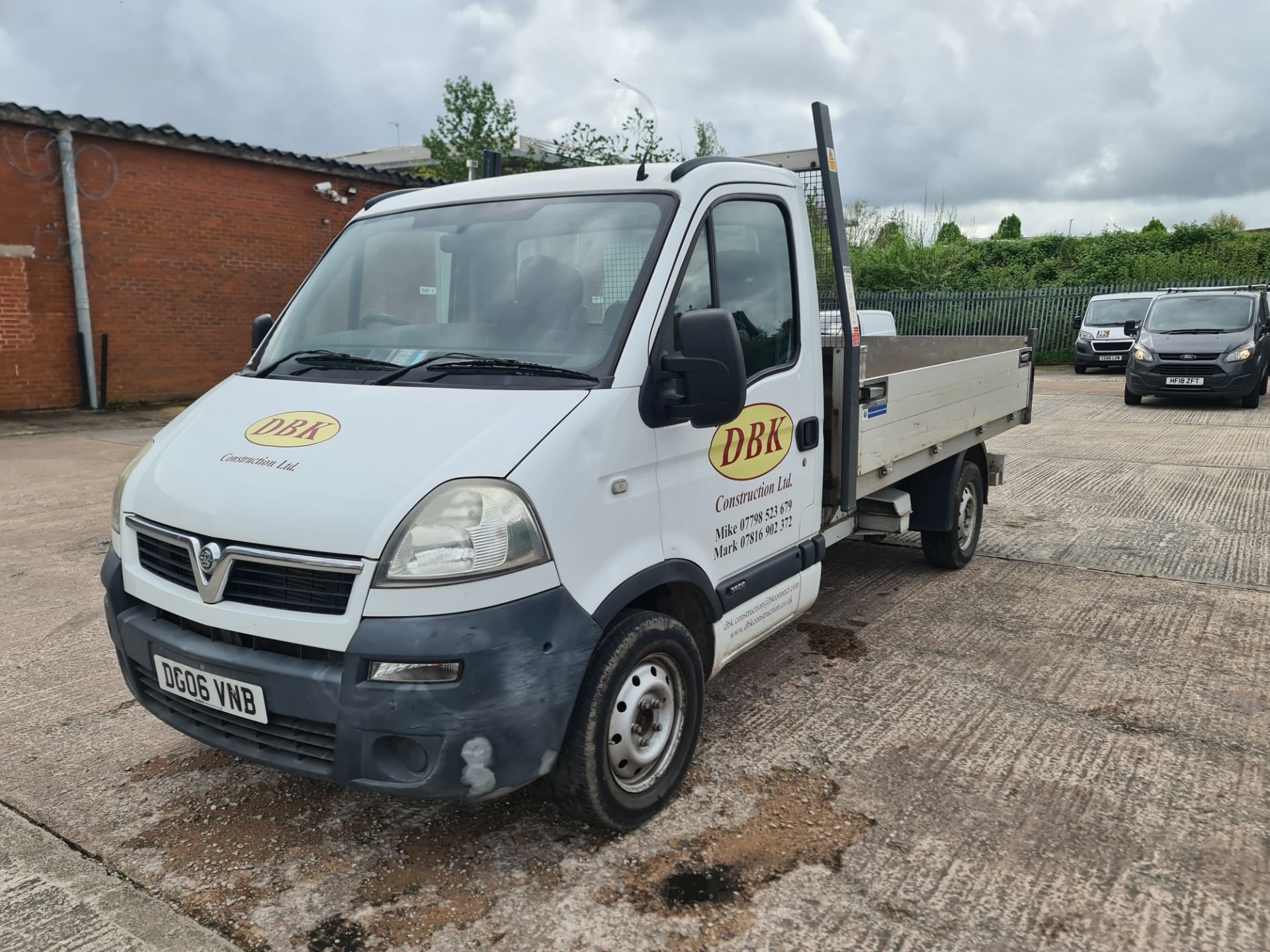 2006 Vauxhall Movano 3500 CDTi MWB dropside tipper - Image 8 of 82