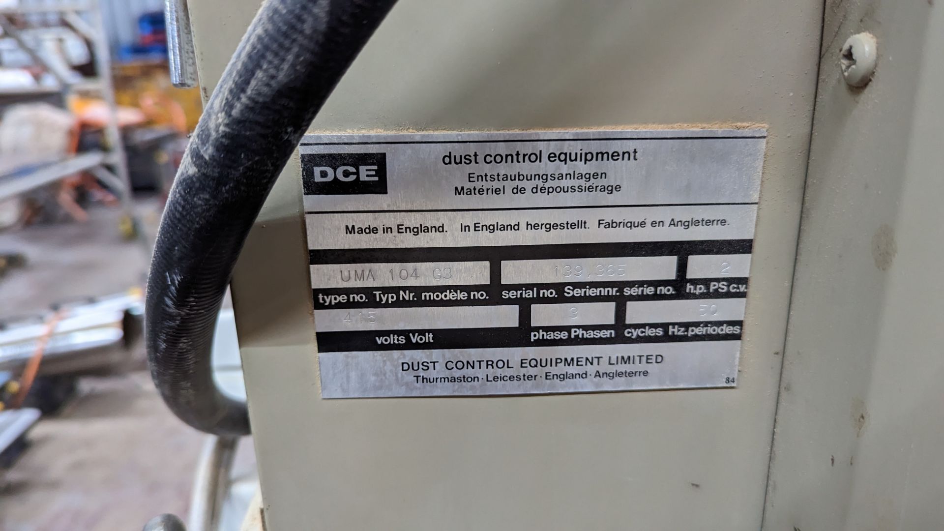 DCE Unimaster dust collector - Image 6 of 7