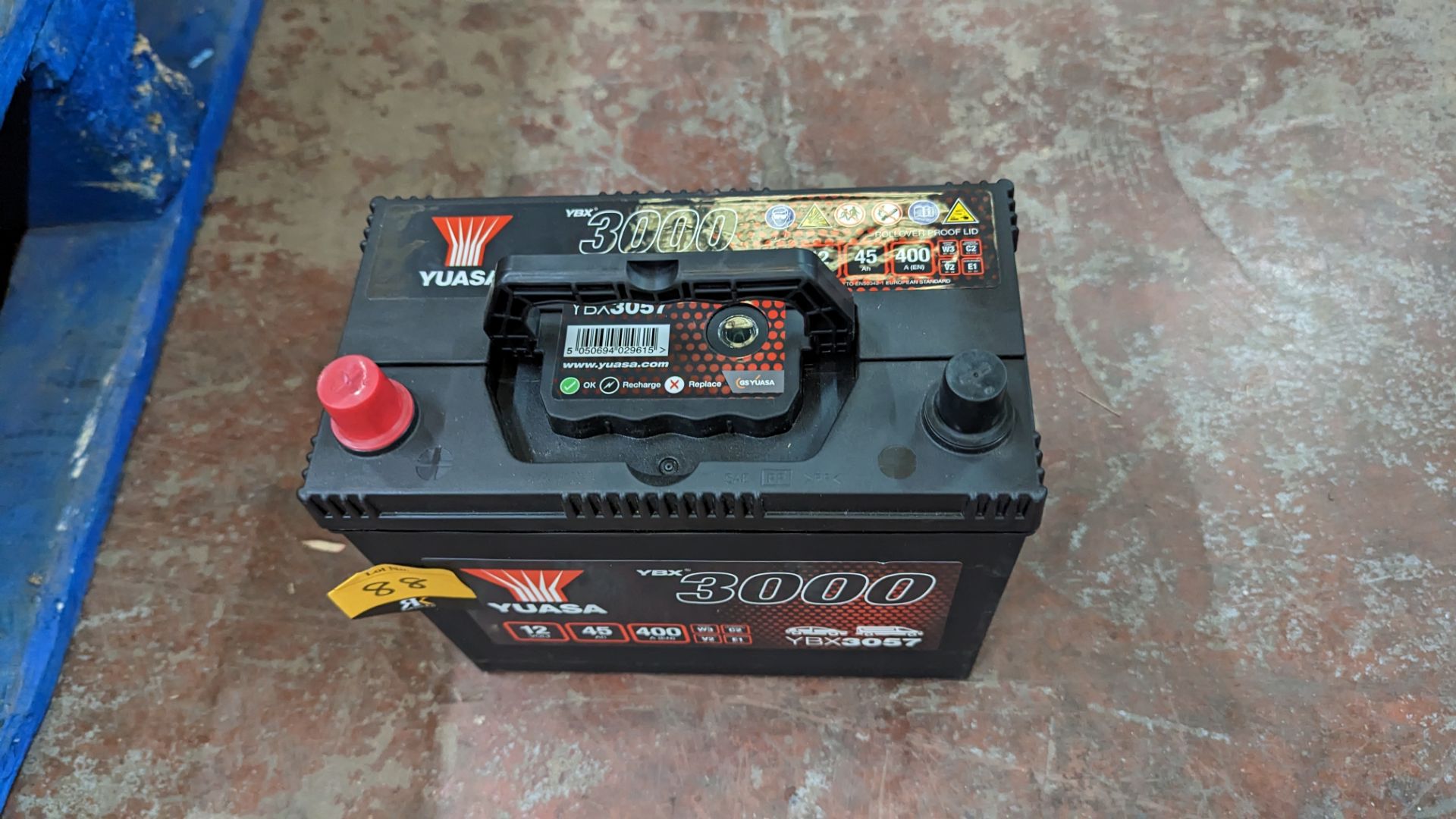 Yuasa vehicle battery model YBX3057, 12V, 45AH, 400A - Image 4 of 7