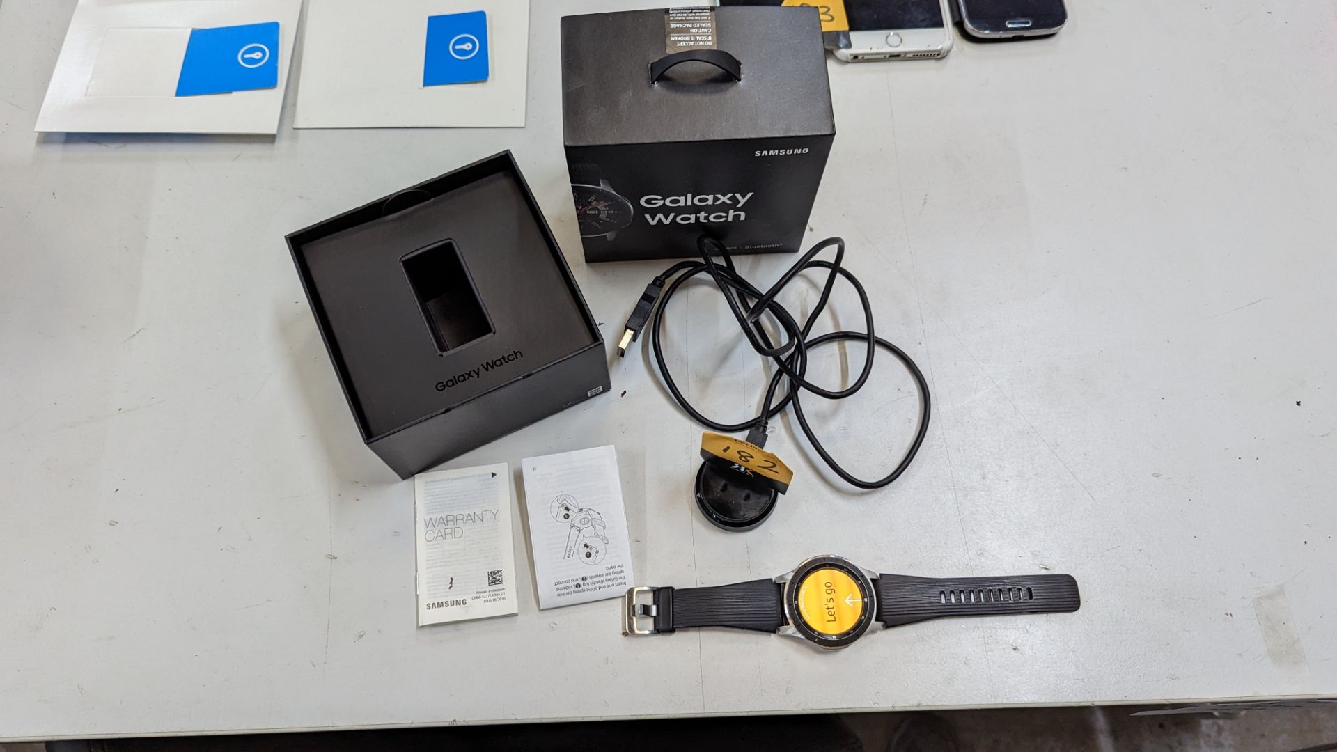 Samsung Galaxy 46mm smartwatch including charging base with USB cable - Image 16 of 16