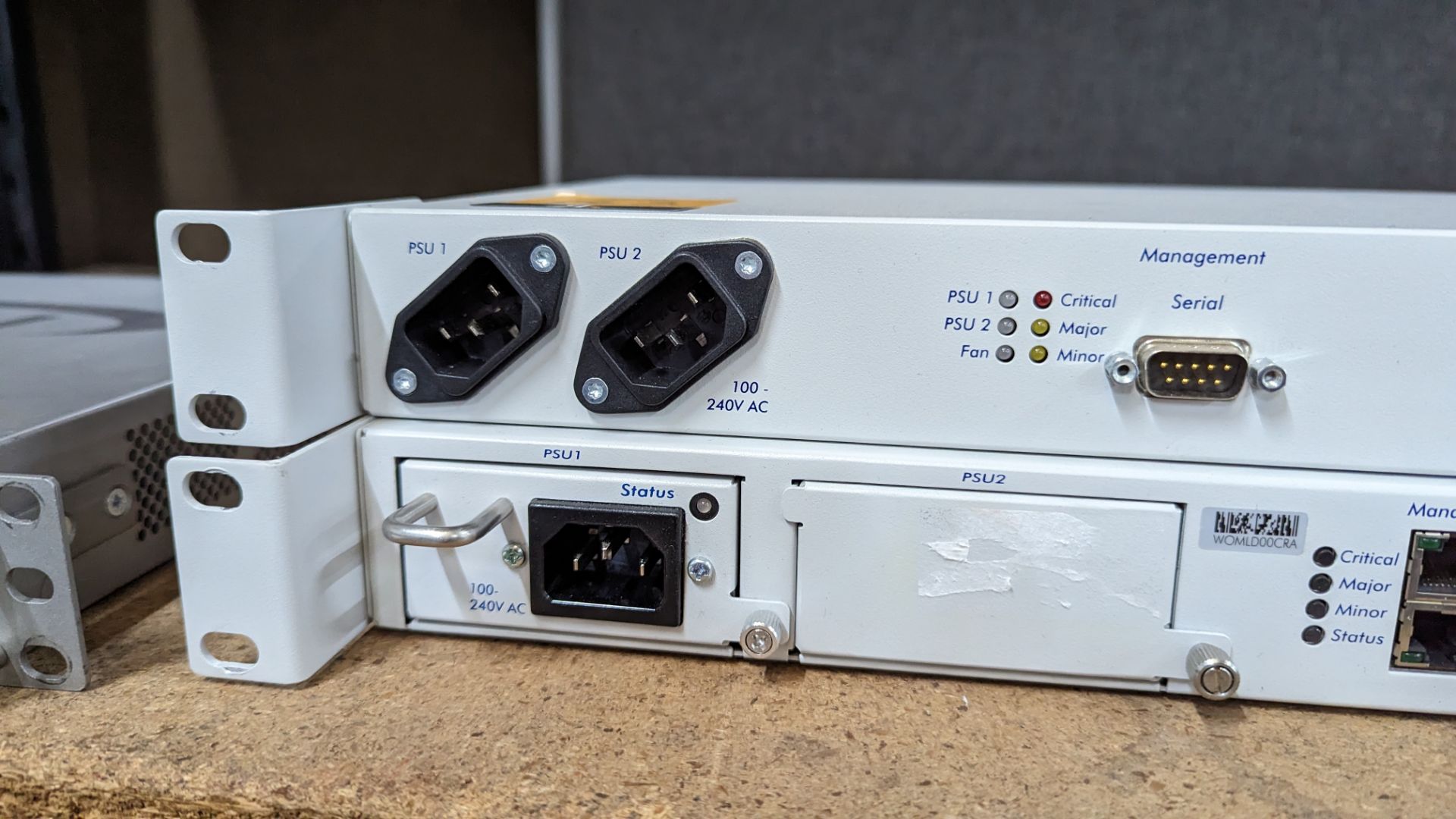 2 off Adva telephonic/networking rack mountable units, models FSP150CP & FSP150CCF - Image 7 of 9