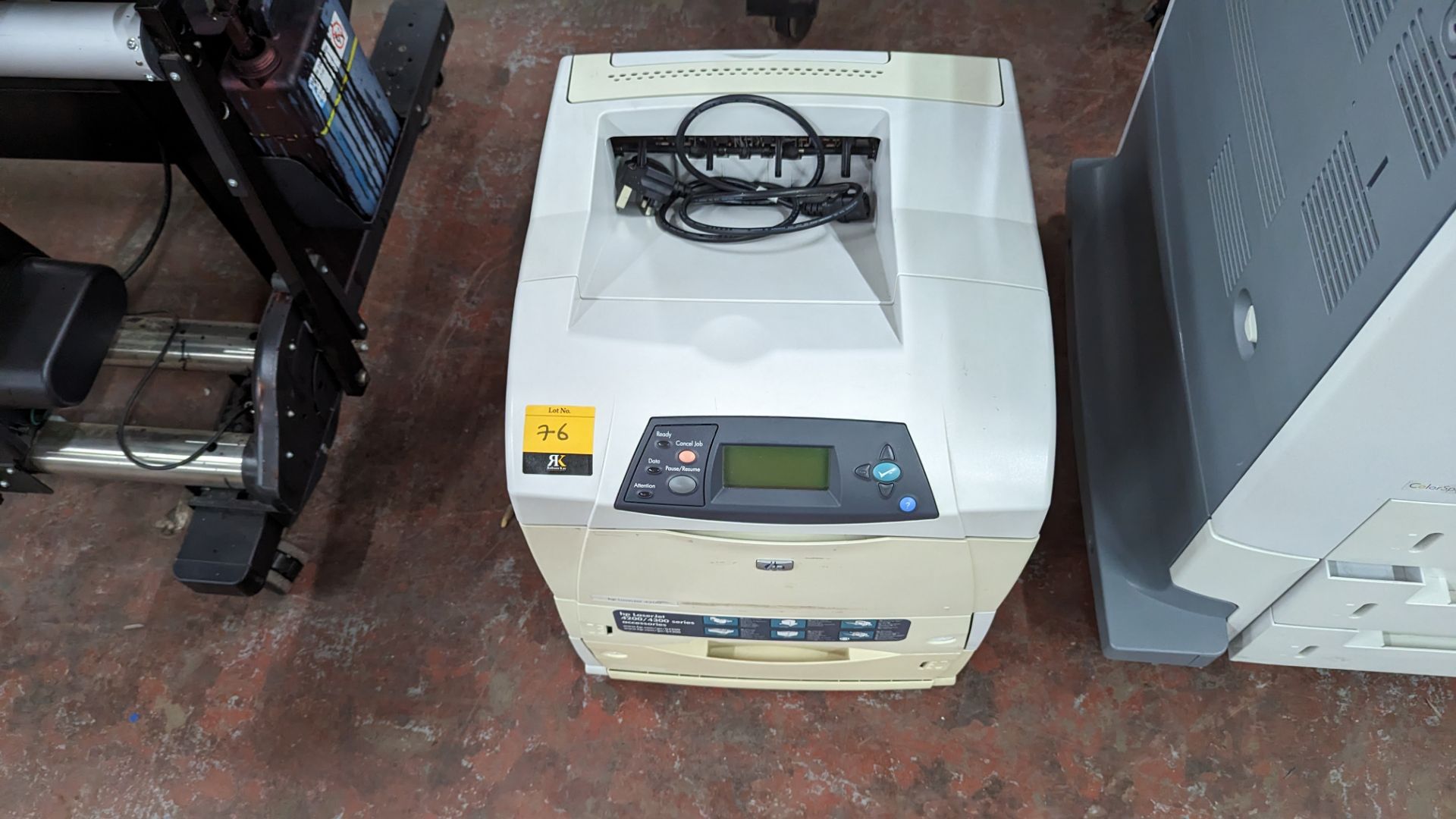 HP LaserJet 4200 printer incorporating deep paper cassette into base - Image 9 of 11