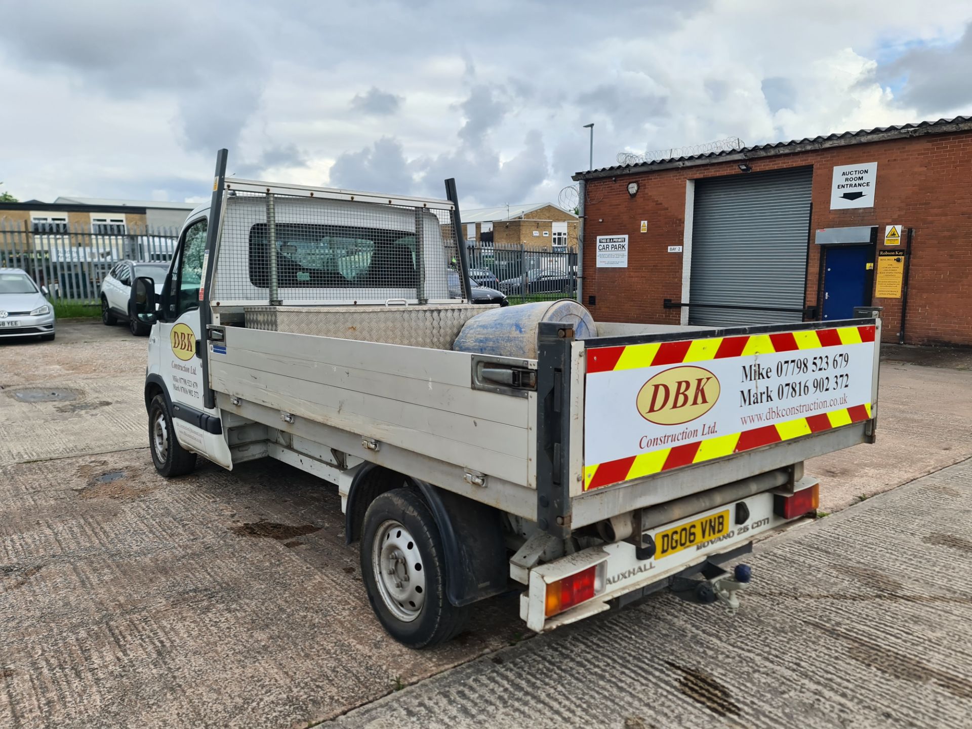 2006 Vauxhall Movano 3500 CDTi MWB dropside tipper - Image 6 of 82
