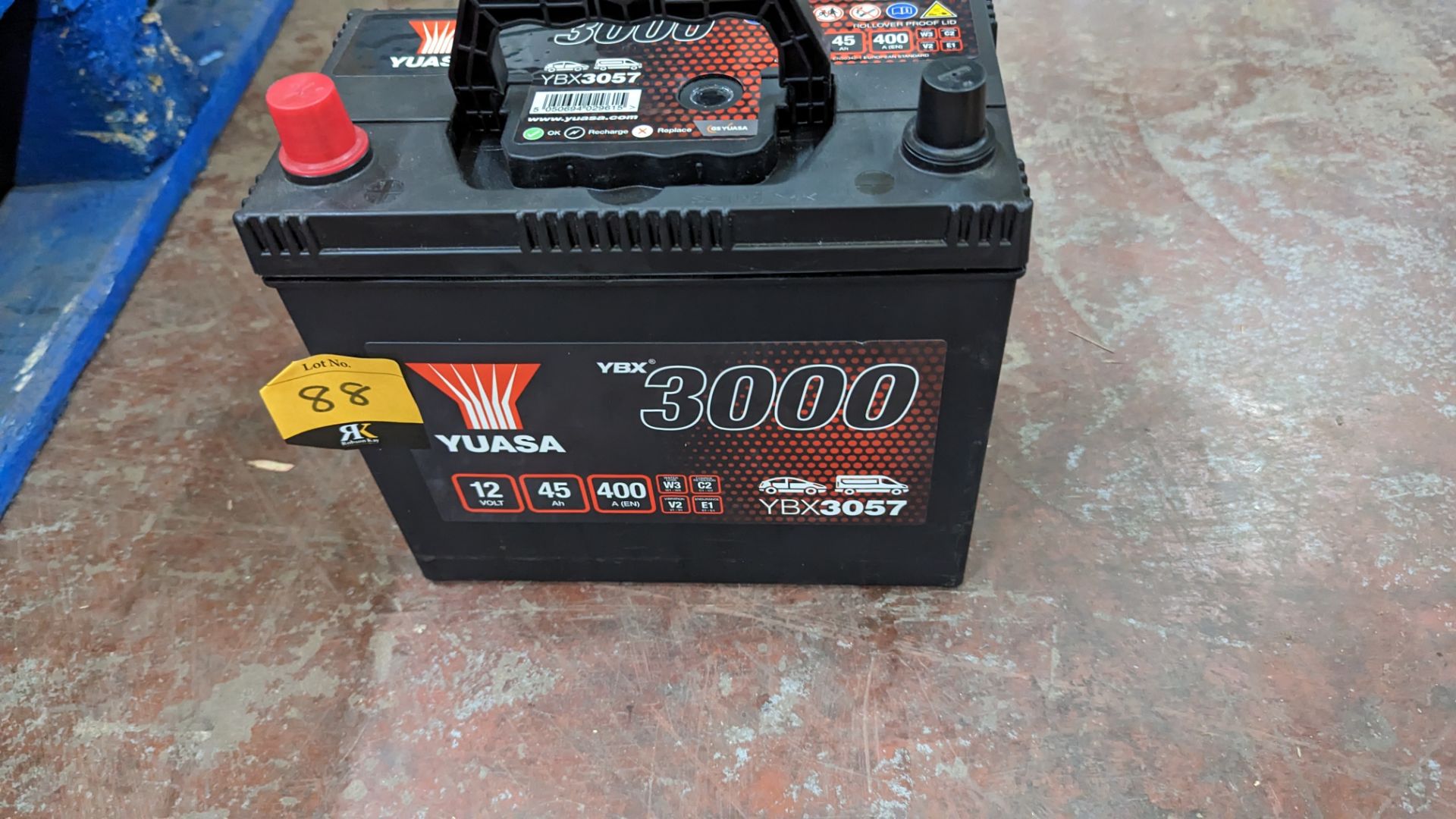 Yuasa vehicle battery model YBX3057, 12V, 45AH, 400A - Image 3 of 7