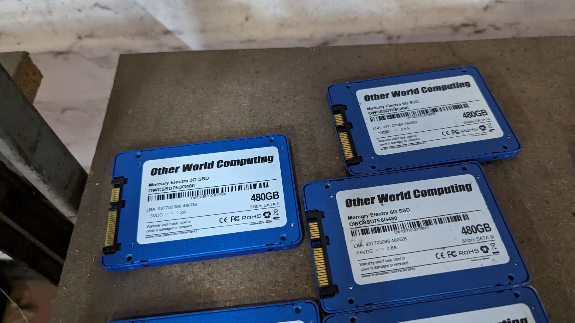 6 off Otherworld Computing Mercury solid state drives comprising 2 off Mercury Electra 3G SSD 480Gb - Image 7 of 7