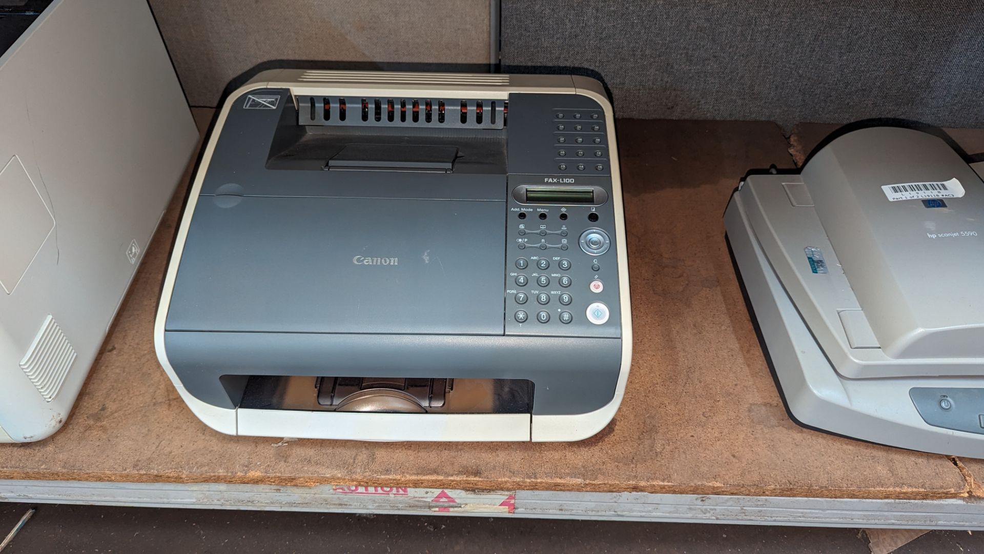 The contents of a bay of assorted IT equipment comprising laser printer, Canon fax machine & HP scan - Image 5 of 8
