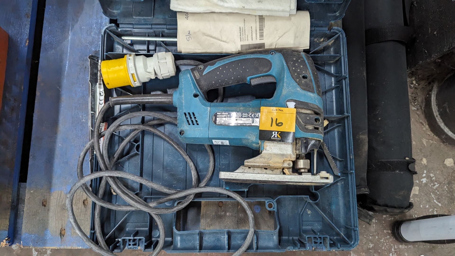 Makita 110V jig saw model 4350FCT, including case - Image 3 of 7