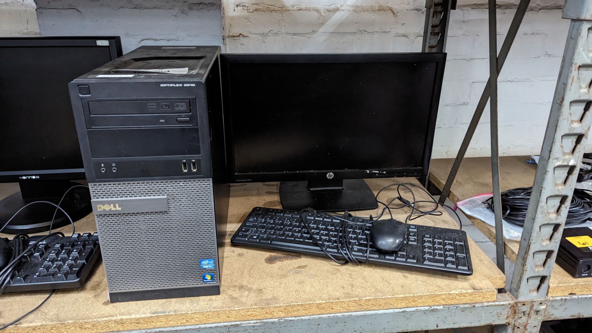 2 off Dell OptiPlex tower computers each with keyboard, monitor & mouse - Image 8 of 8