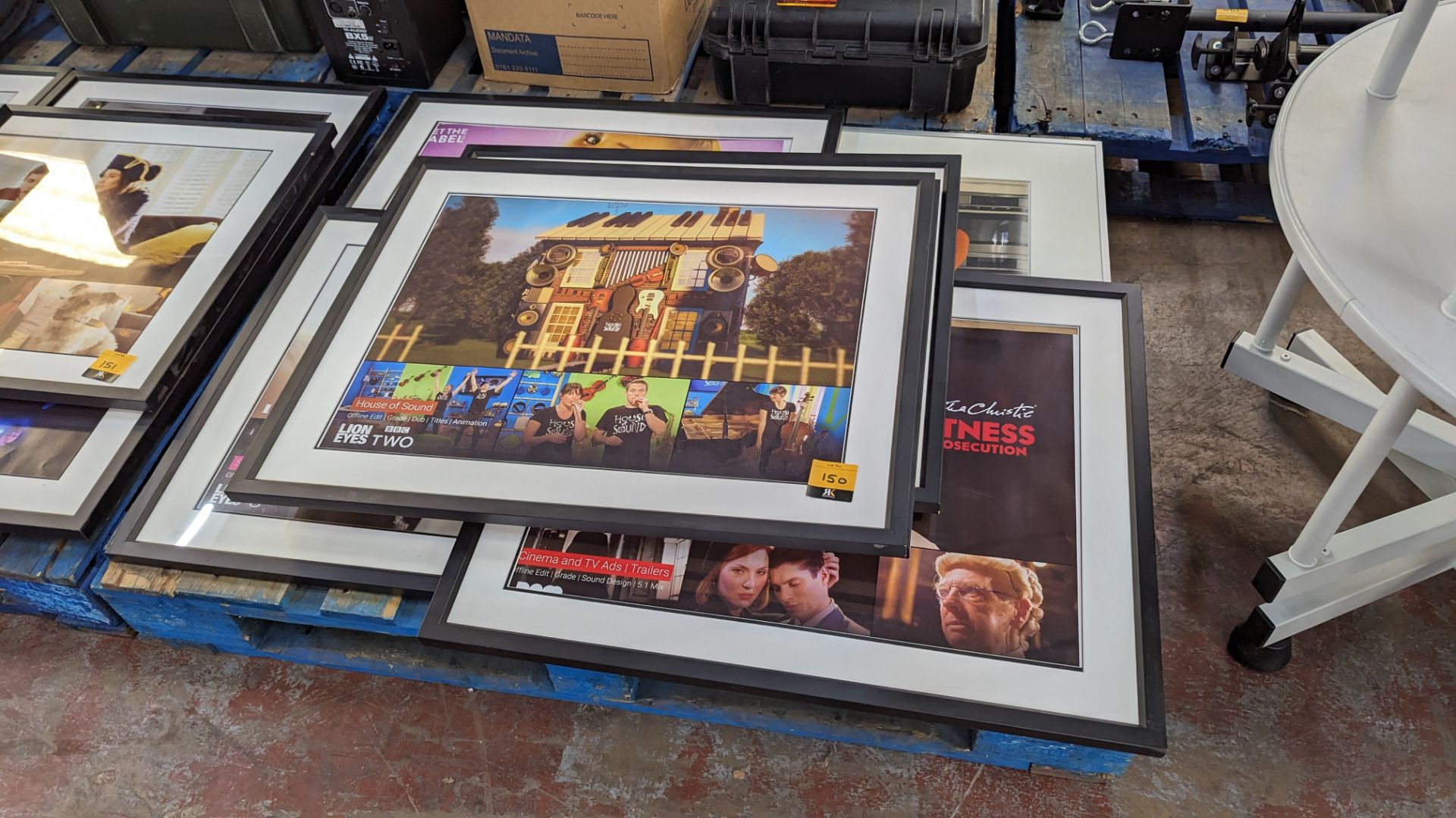 6 off framed pictures - the contents of a pallet - Image 2 of 9