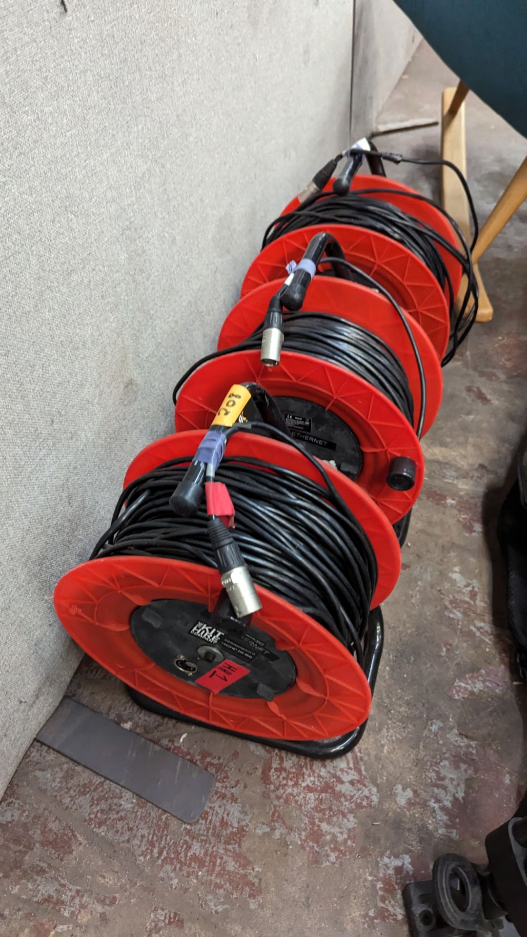 3 off 75m Ethercon reels - Image 2 of 6