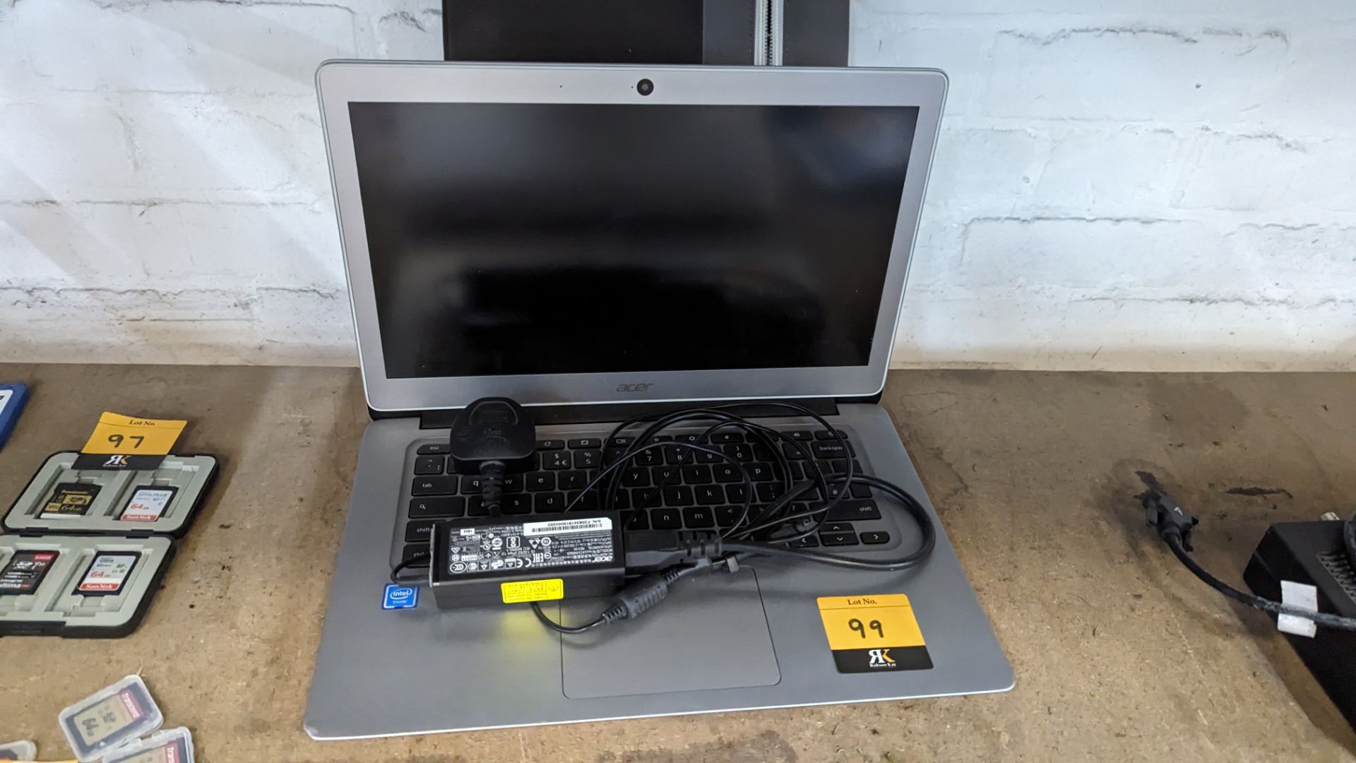 Acer Chromebook including power pack/charger & carry sleeve - Image 2 of 10