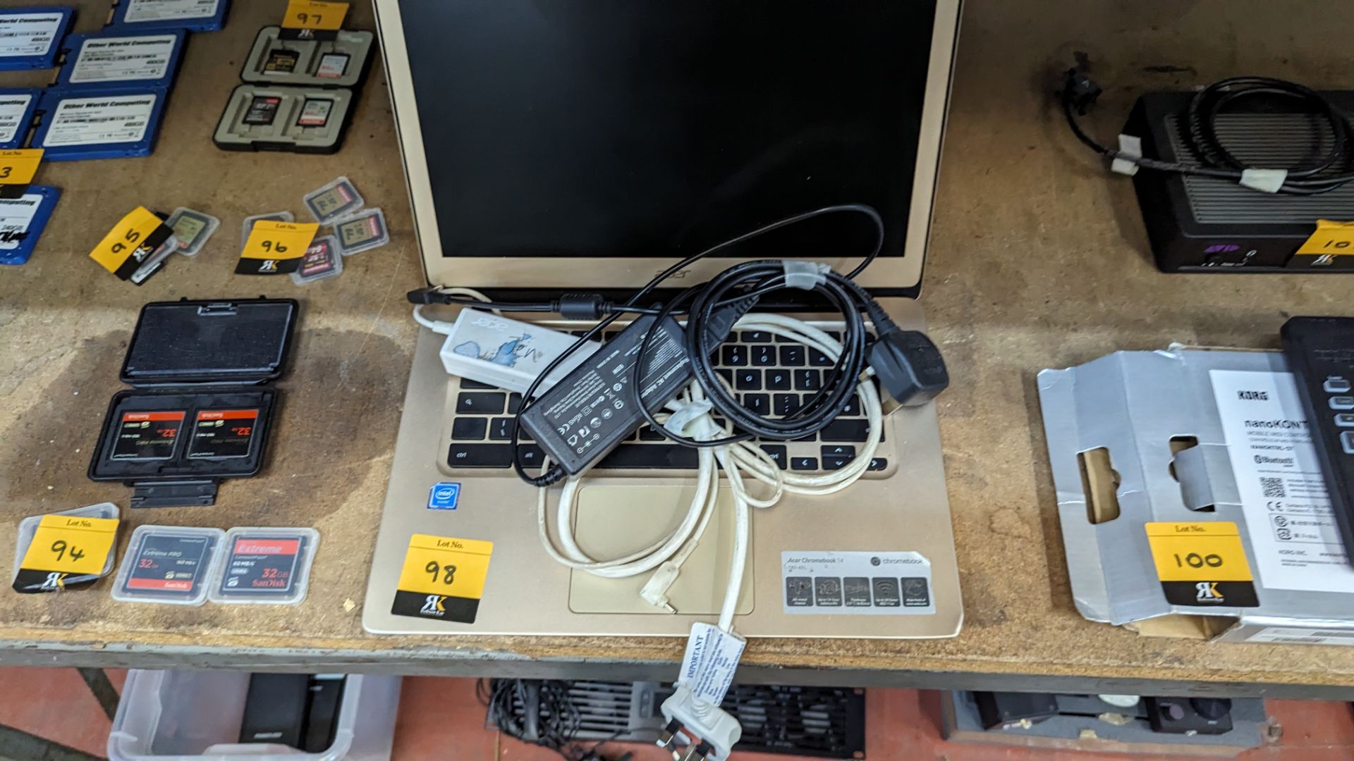 Acer Chromebook 14 including 2 off power supplies/chargers - Image 2 of 9