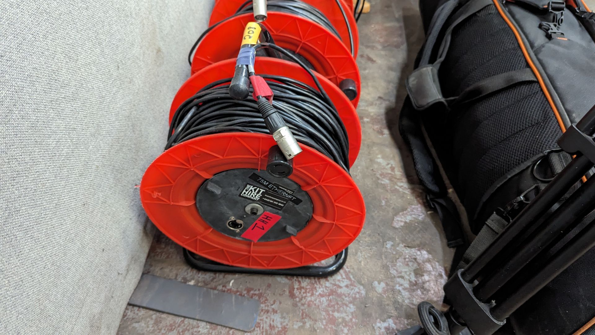 3 off 75m Ethercon reels - Image 4 of 6