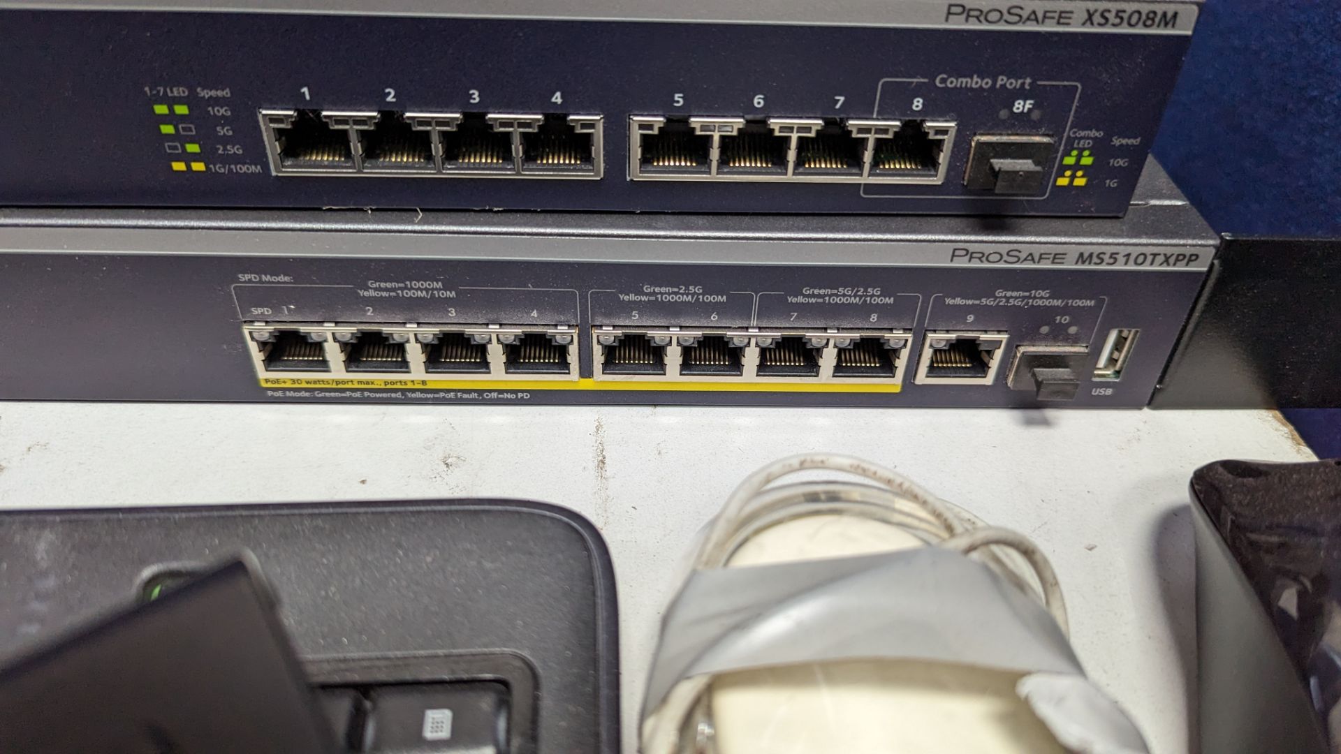 2 off Netgear 10Gb switches model Prosafe XS508M - Image 5 of 6