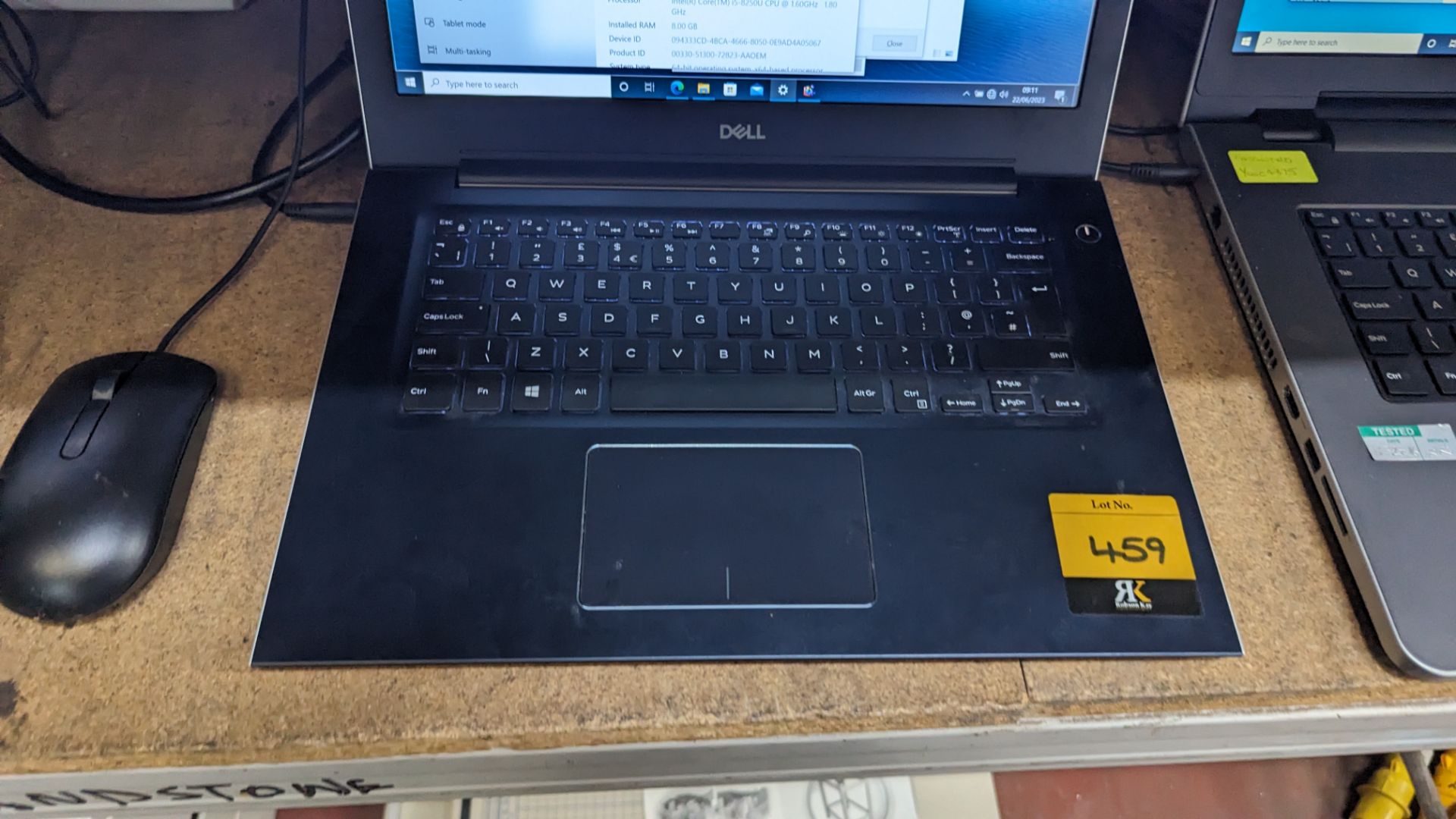 Dell Vostro notebook computer with Intel Core i5-8250 CPU, 8GB RAM, 256GB SSD including power pack/c - Image 5 of 17