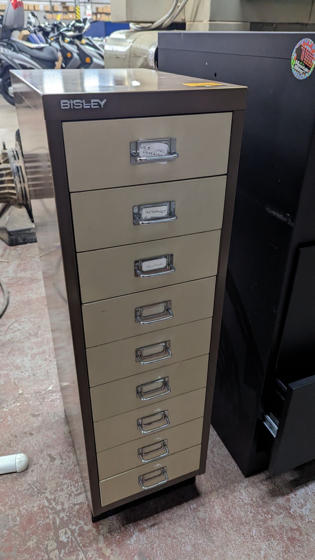Bisley 9 drawer cabinet - Image 3 of 4