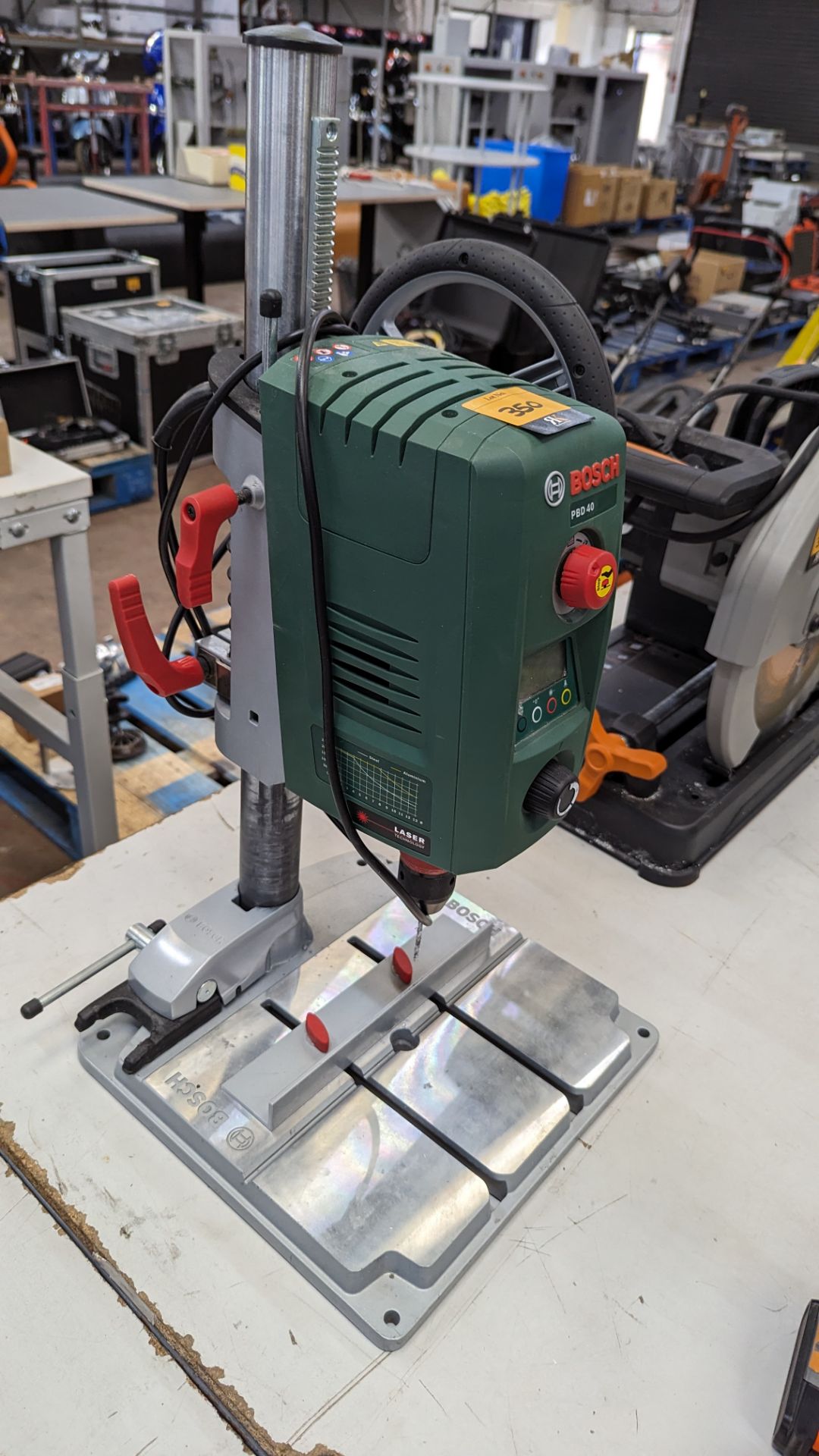 Bosch PBD40 bench drill system with laser technology - Image 4 of 10