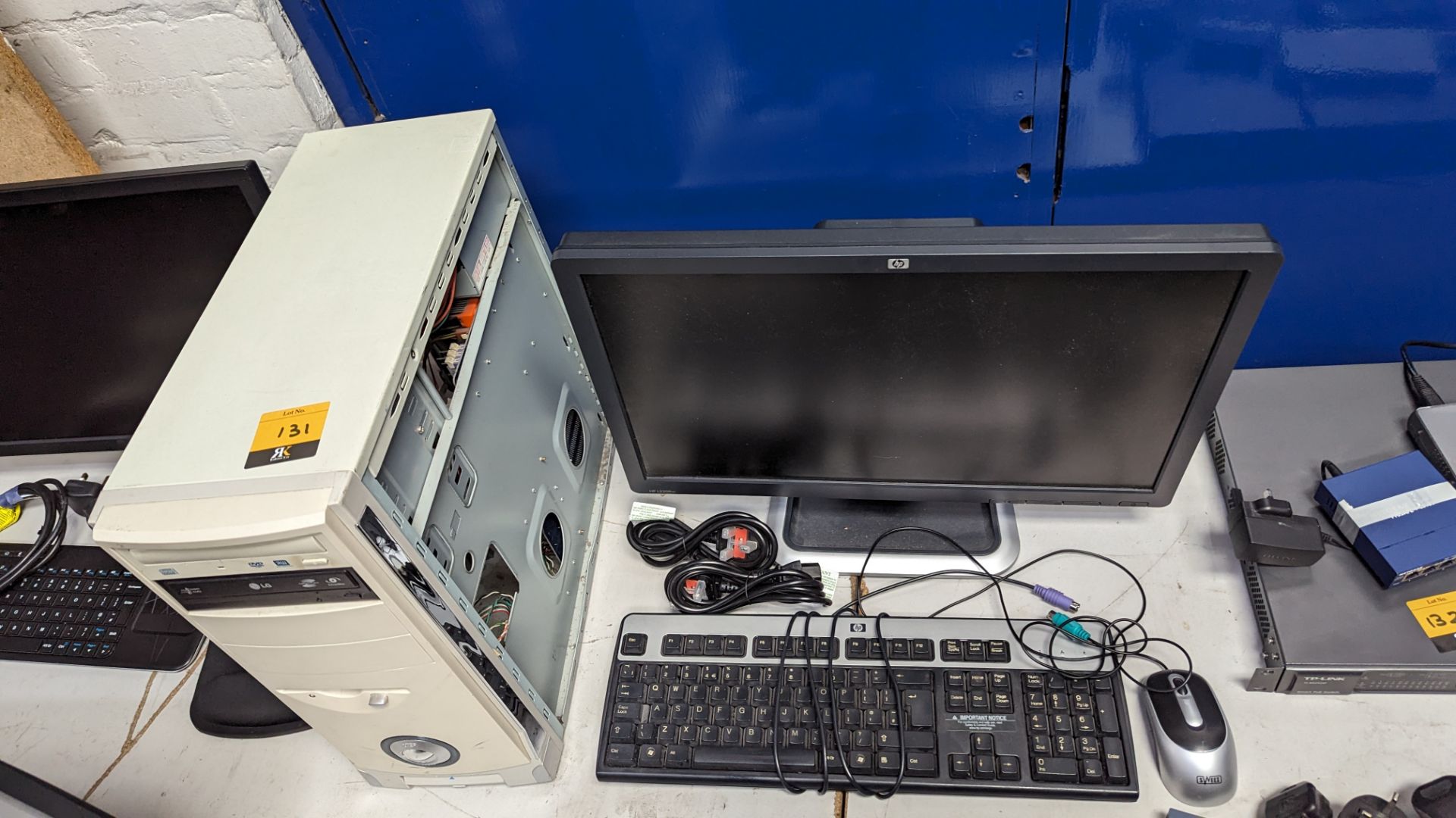 Tower computer with keyboard, monitor & mouse. NB no hard drive - Image 8 of 8