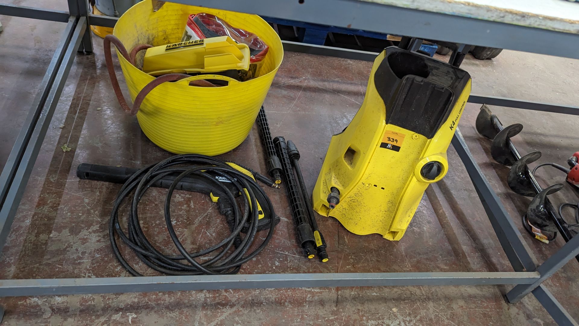 Karcher pressure washer including attachments plus bucket & contents - the total contents of the bay - Image 7 of 7