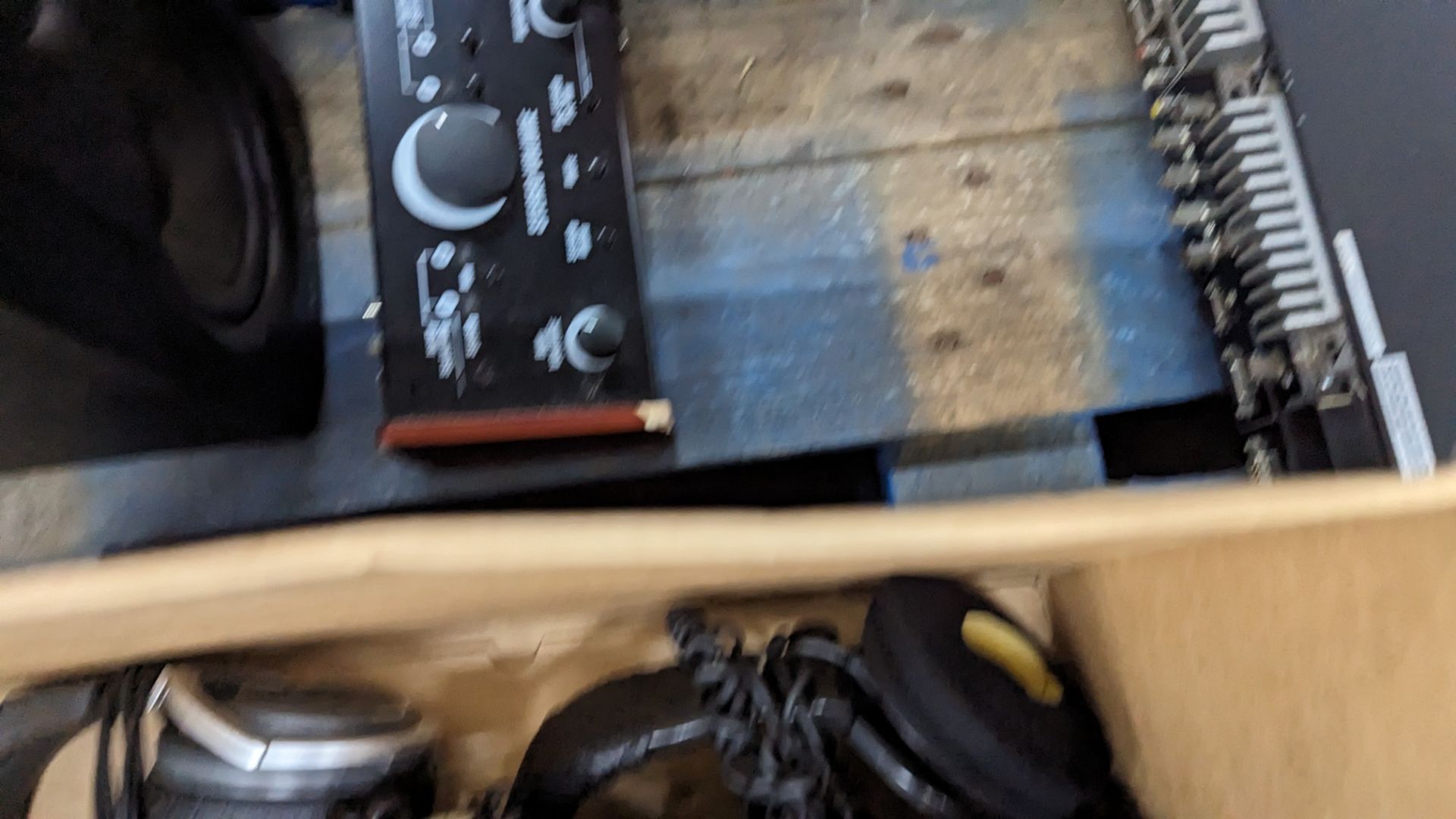 Box of headphones including Sennheiser HD25S in hard case - Image 4 of 11