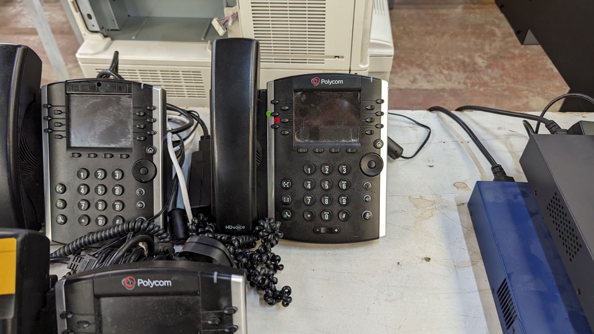 3 off Polycom VOIP telephone handsets - Image 3 of 5