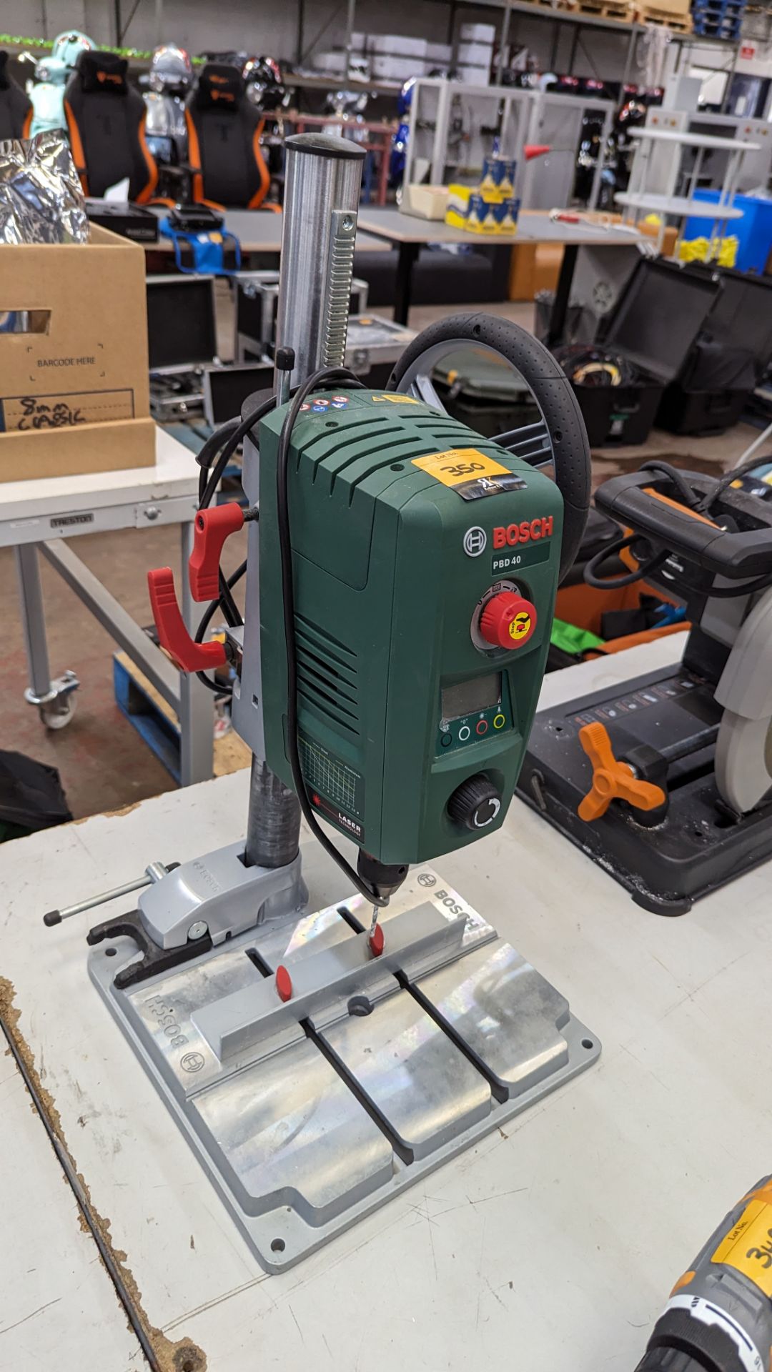 Bosch PBD40 bench drill system with laser technology - Image 8 of 10
