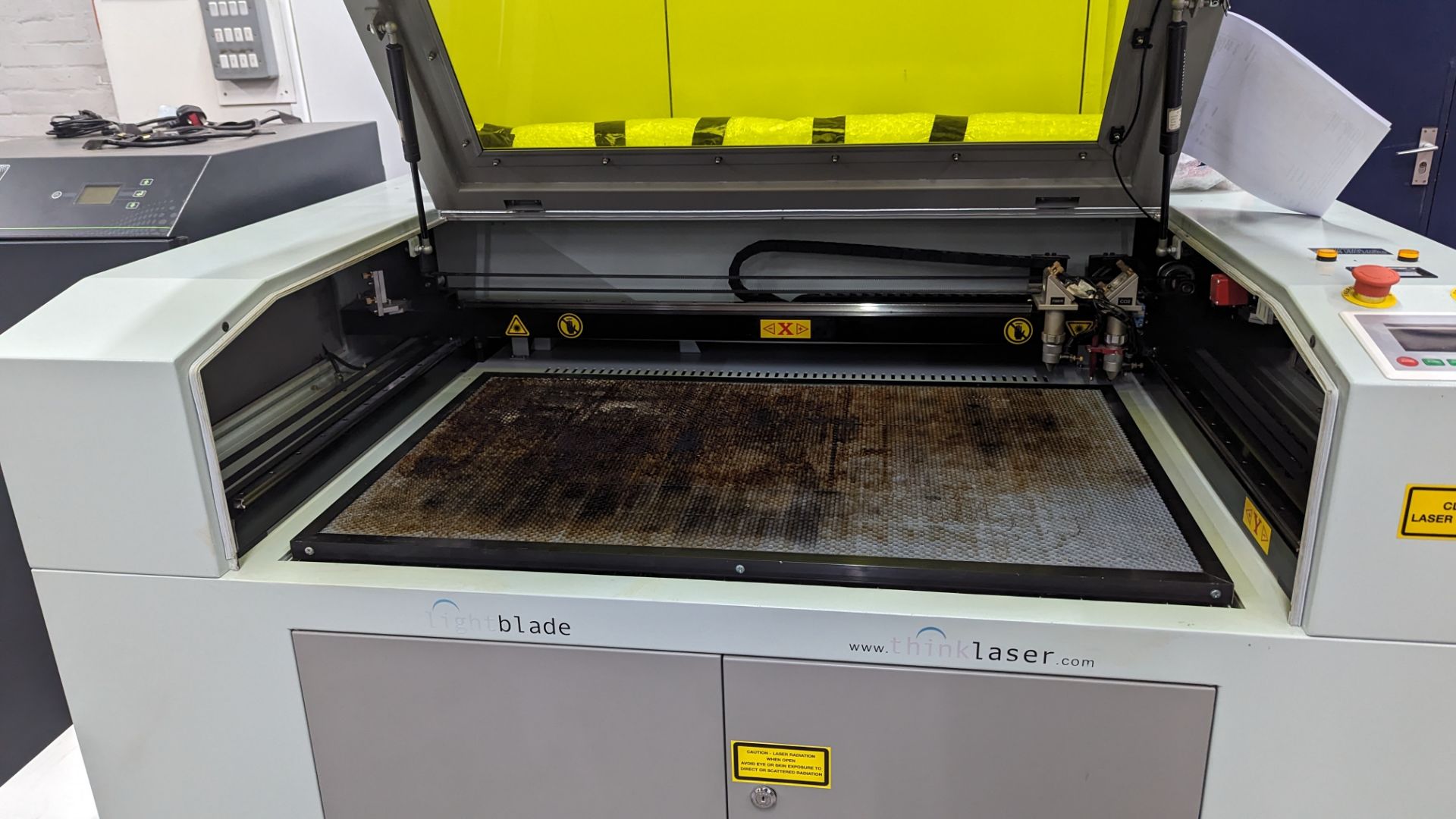 2021 Thinklaser Lightblade 6090 laser engraving machine including dedicated extraction system. - Image 27 of 49