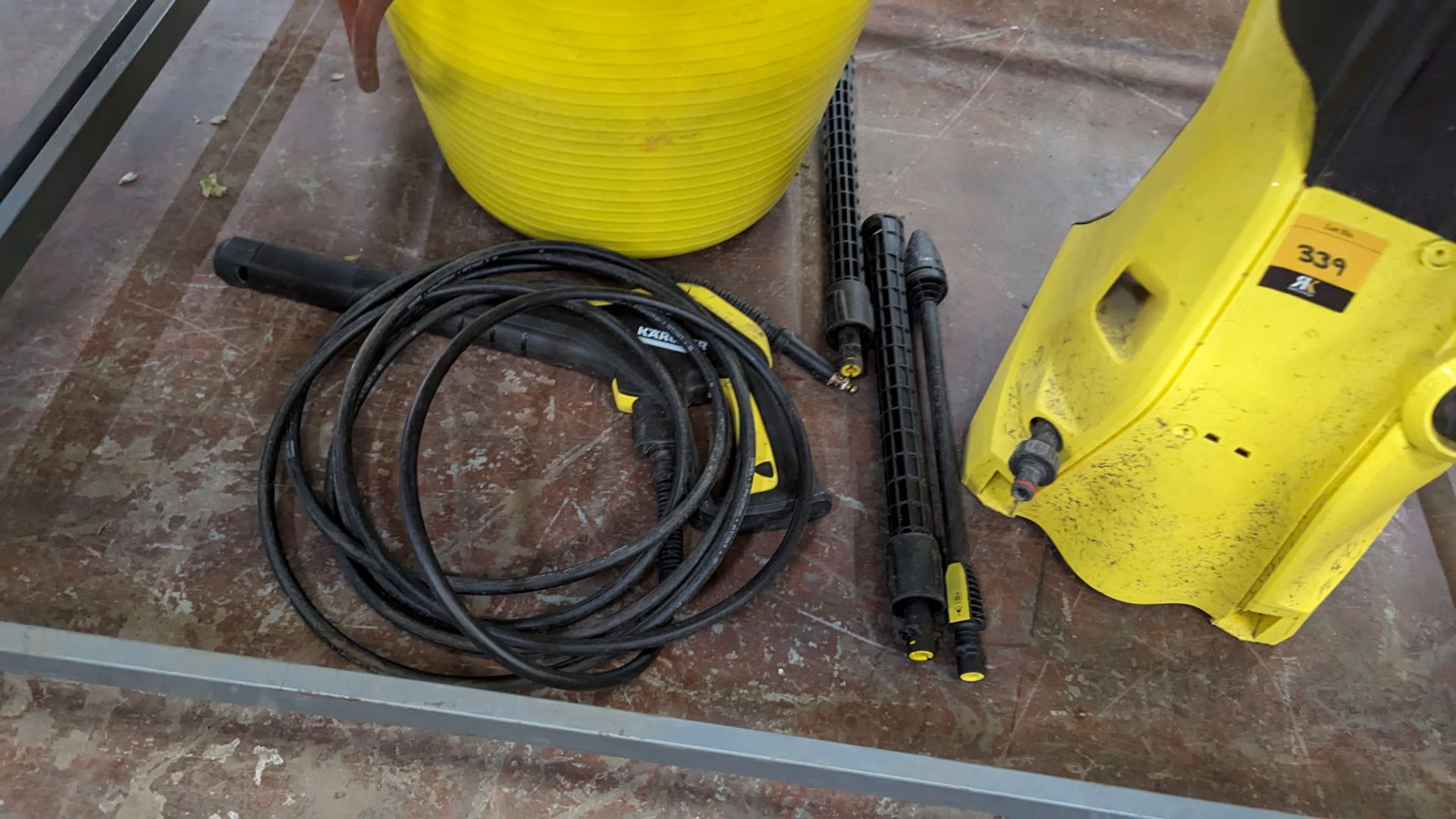 Karcher pressure washer including attachments plus bucket & contents - the total contents of the bay - Image 5 of 7