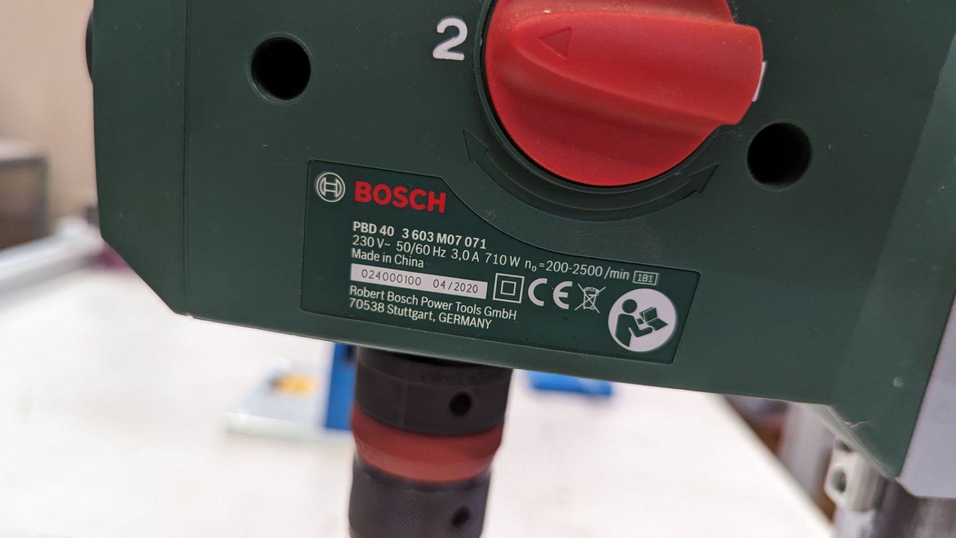 Bosch PBD40 bench drill system with laser technology - Image 5 of 10