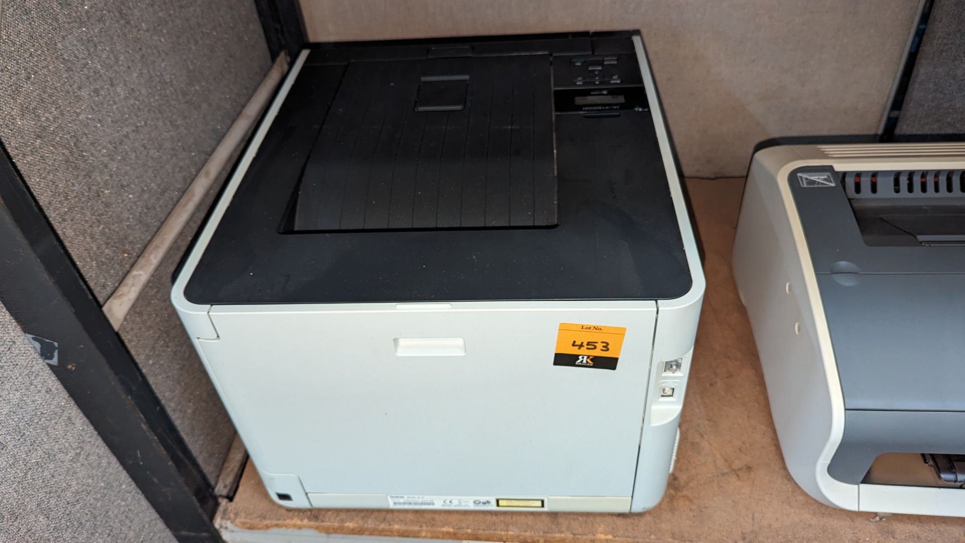 The contents of a bay of assorted IT equipment comprising laser printer, Canon fax machine & HP scan - Image 4 of 8