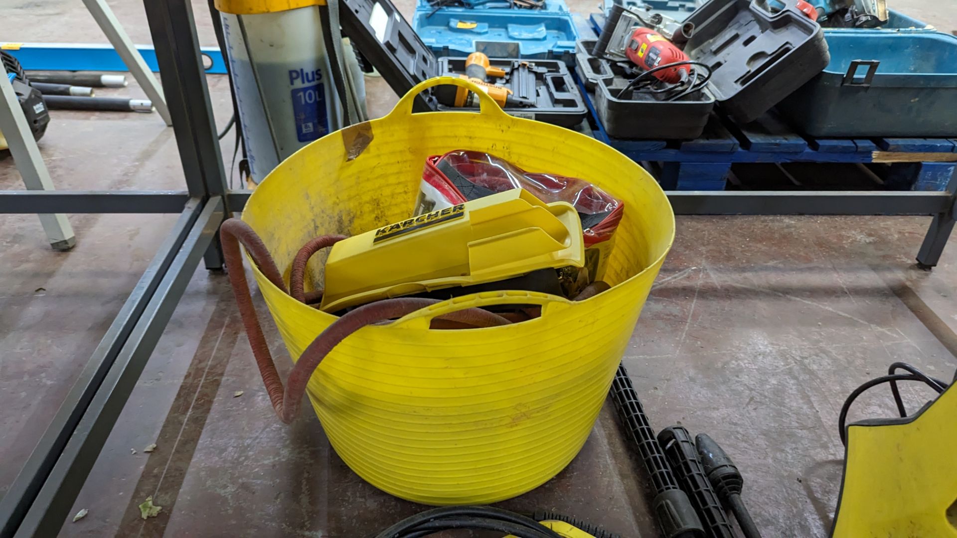 Karcher pressure washer including attachments plus bucket & contents - the total contents of the bay - Image 6 of 7
