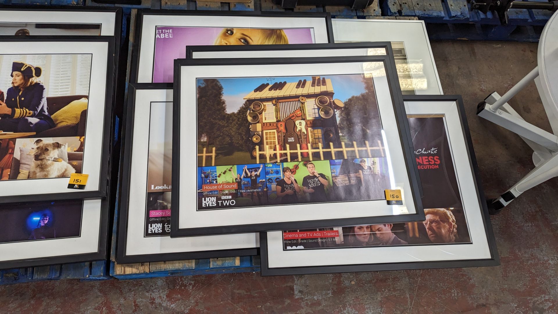 6 off framed pictures - the contents of a pallet - Image 4 of 9