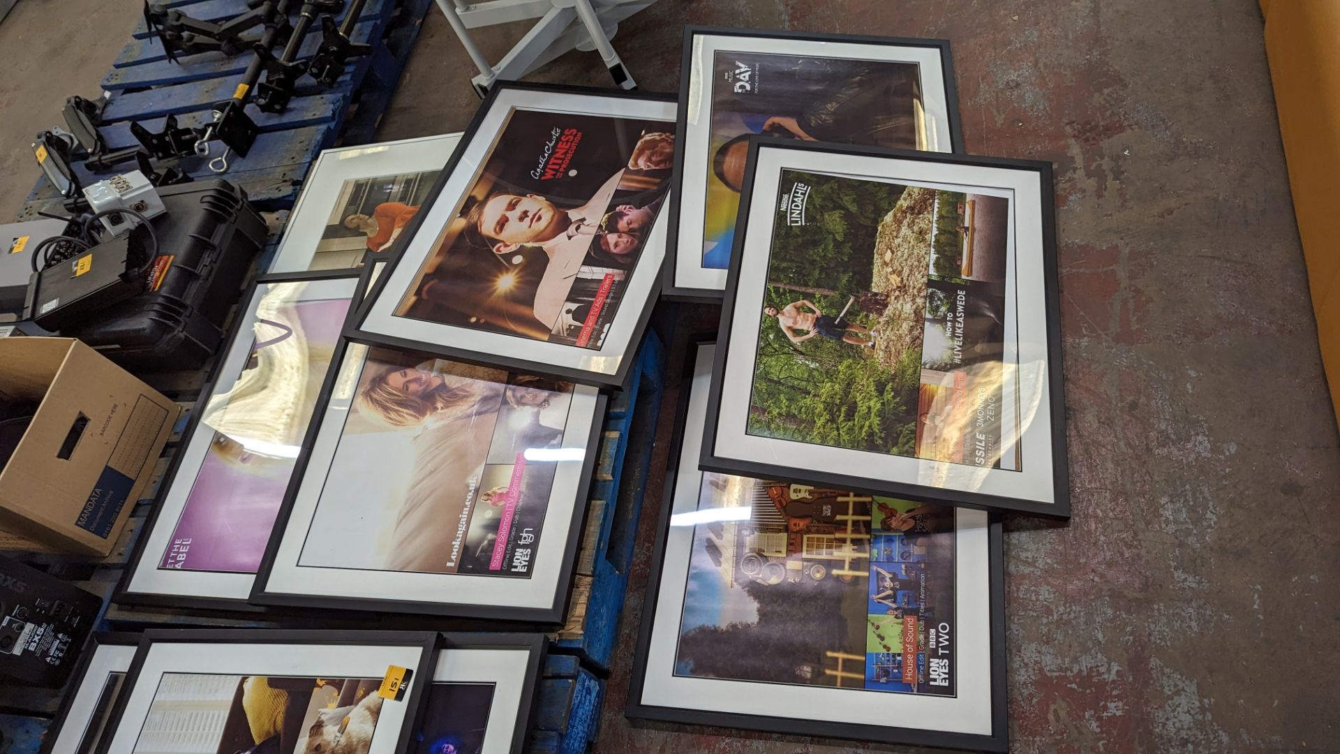 6 off framed pictures - the contents of a pallet - Image 6 of 9