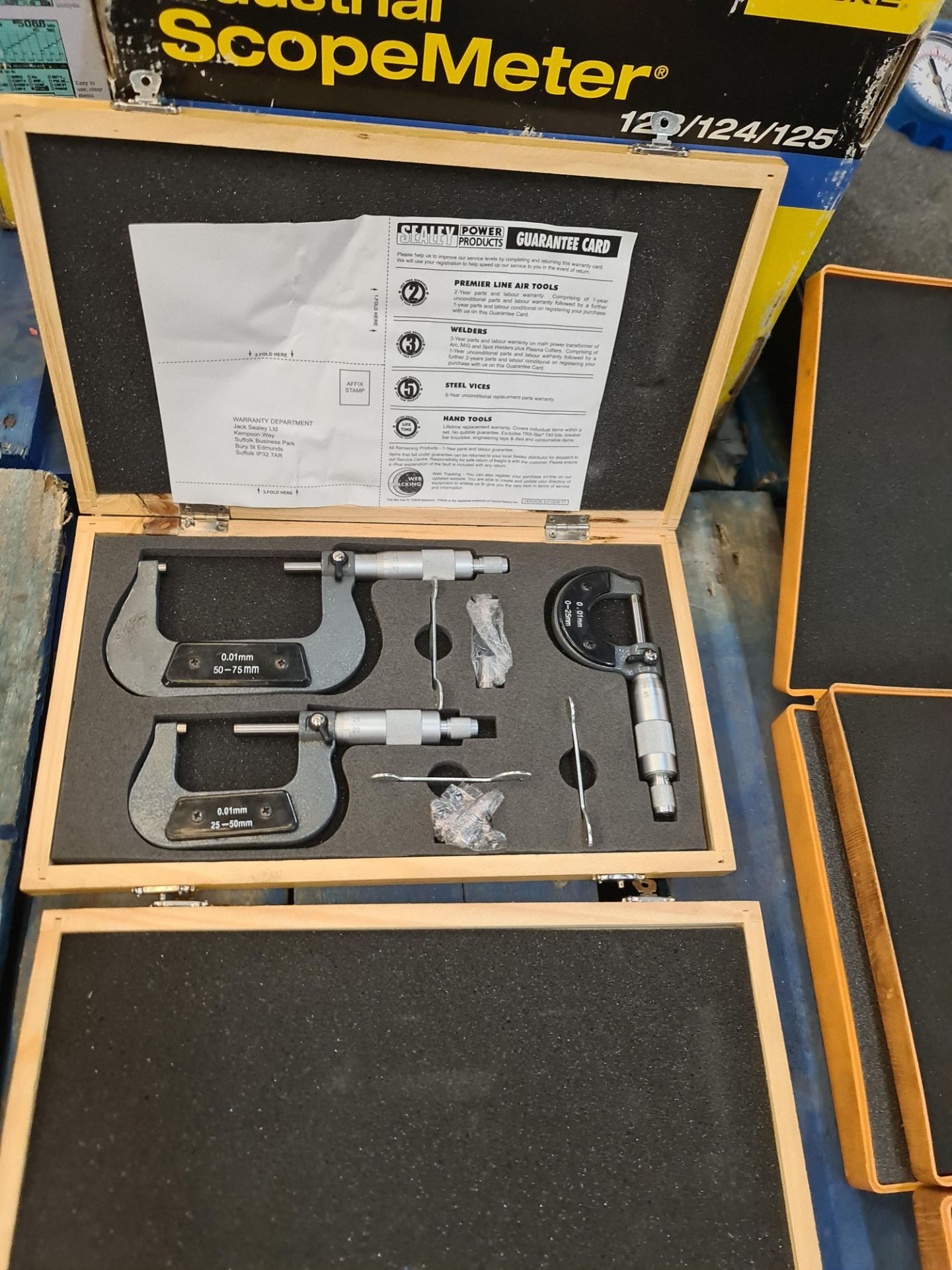 3 off 3-piece micrometer sets - Image 6 of 7