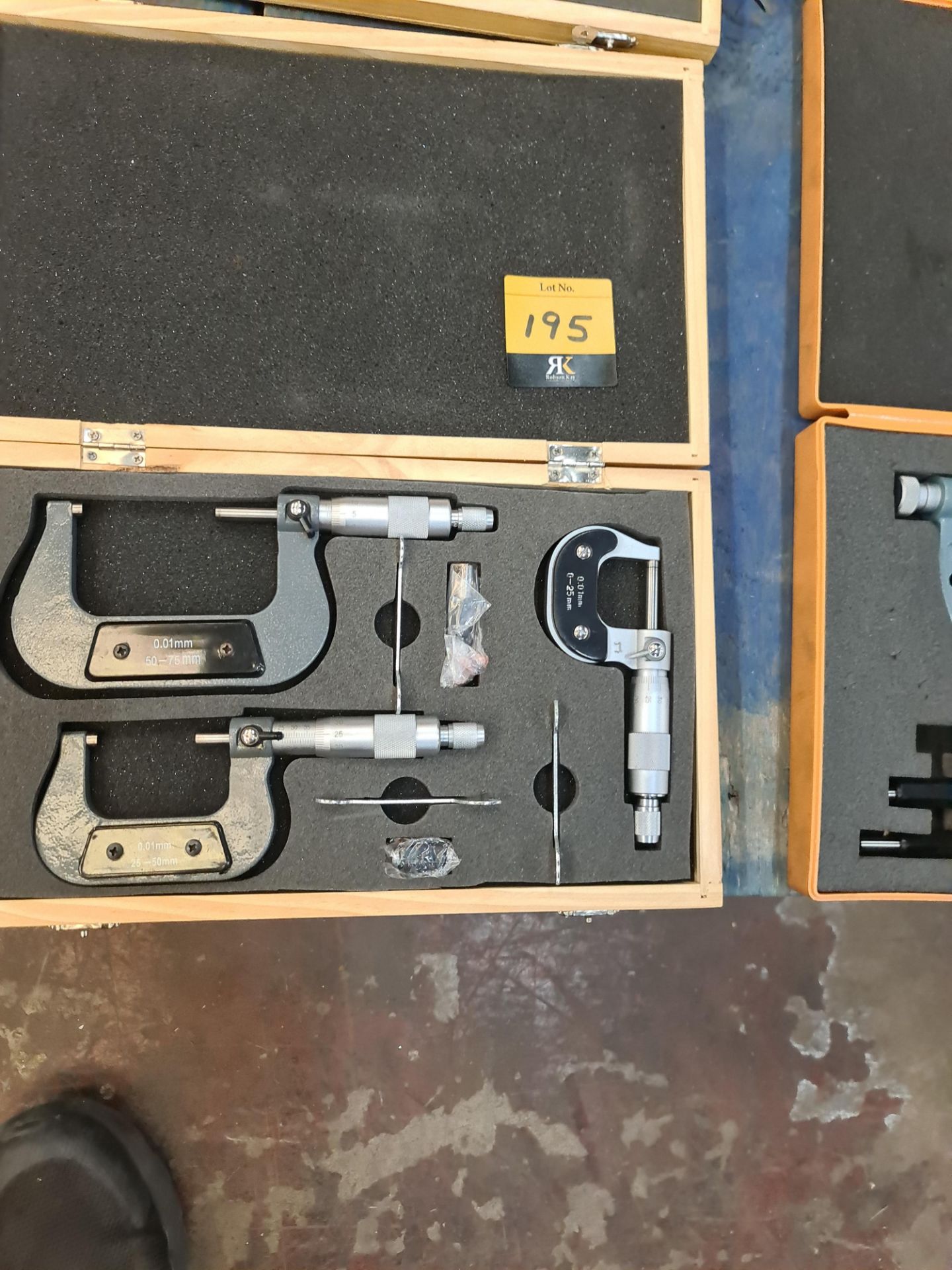 3 off 3-piece micrometer sets - Image 2 of 7