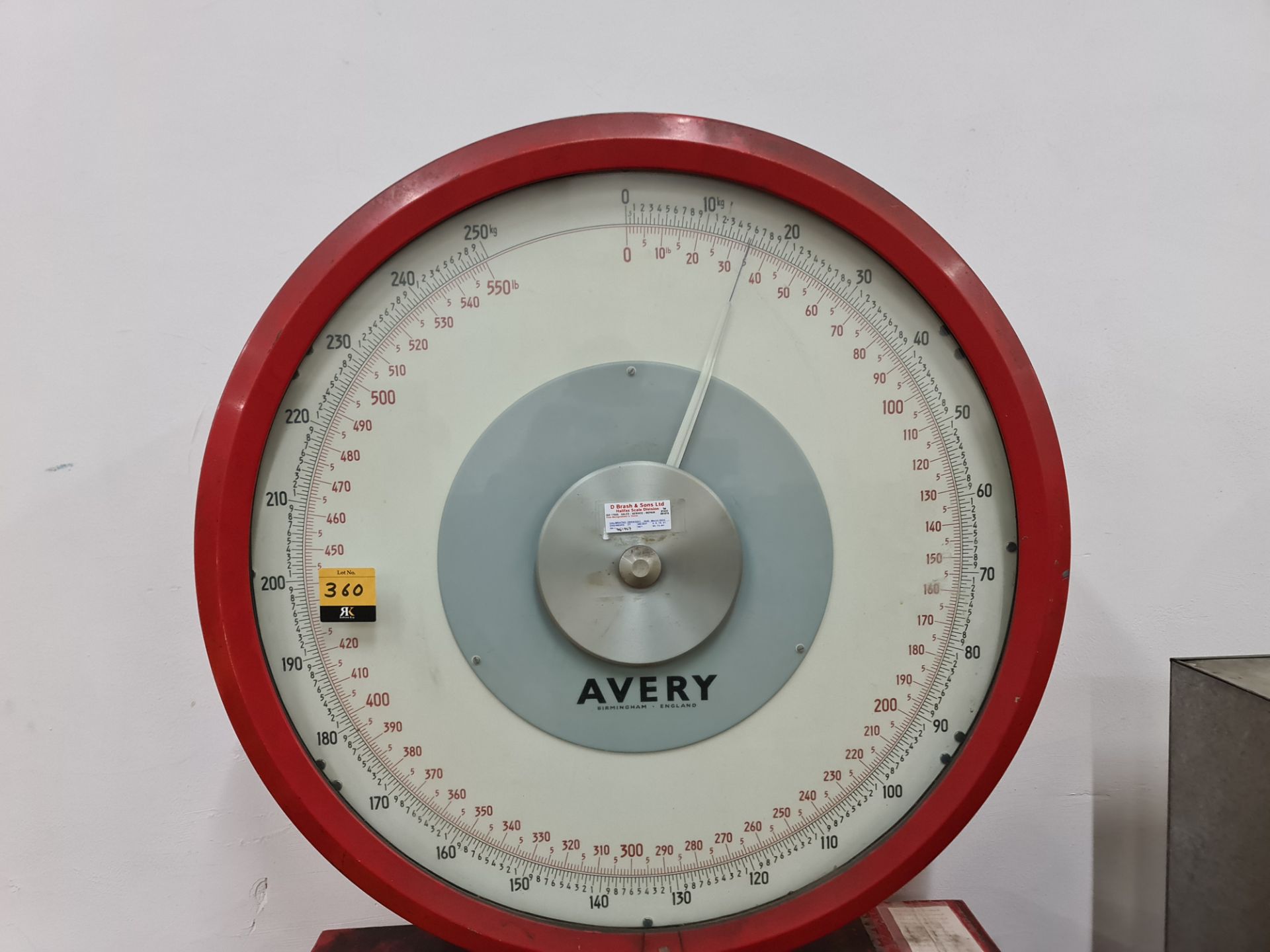 Avery 250kg capacity platform scales - Image 6 of 6