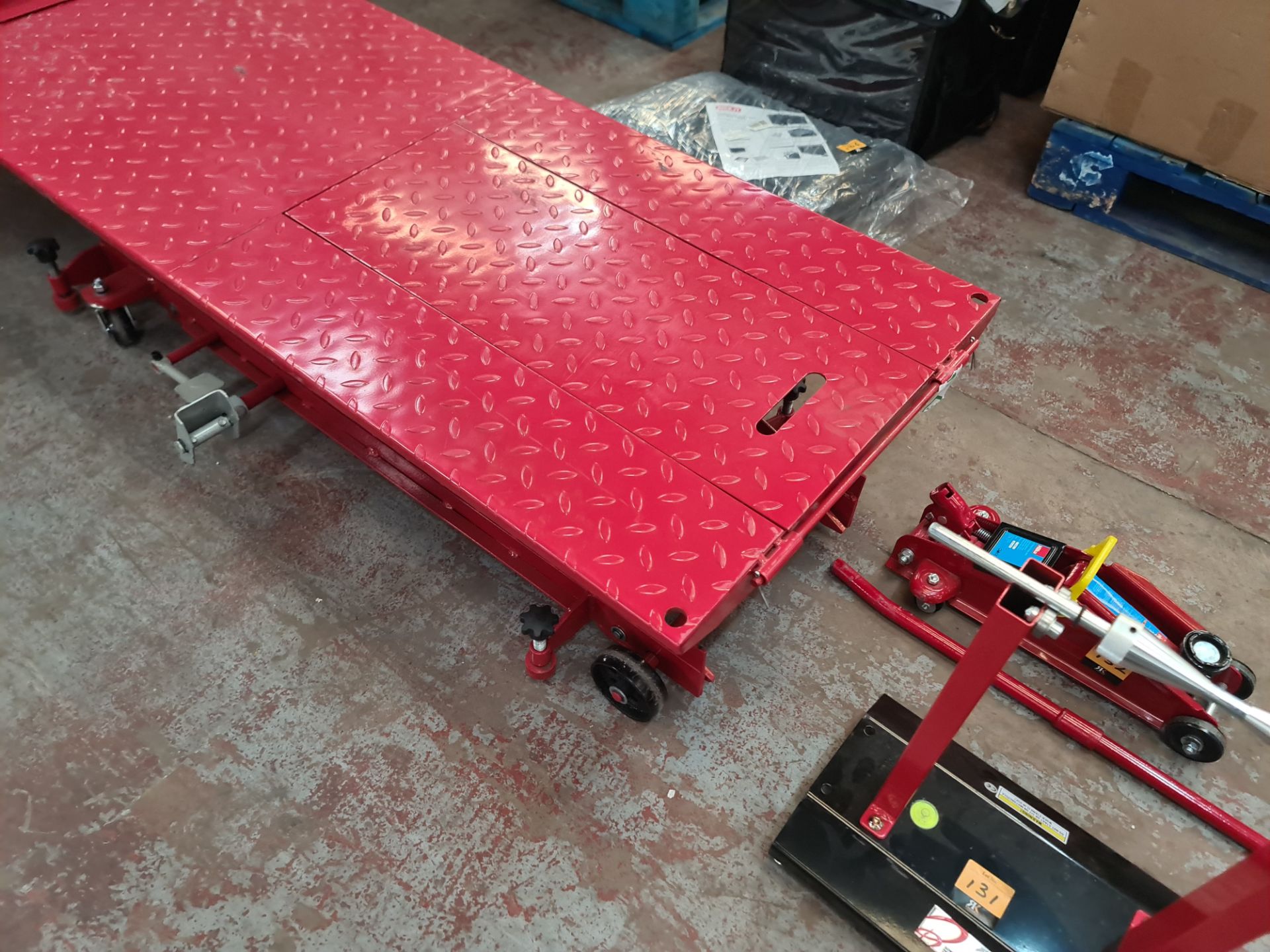 BIKE-IT motorbike hydraulic table lift, model PDSLIFT03 - Image 2 of 10