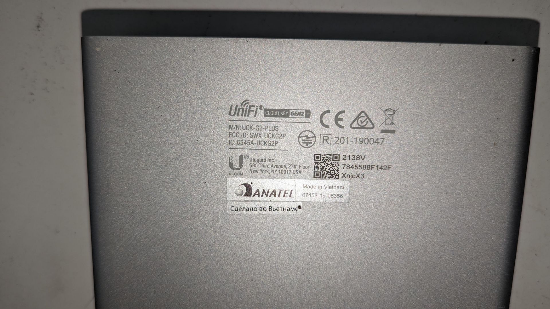 Anatel Unifi Cloud Key Gen 2+ product code UCKG2-PLUS - Image 7 of 7