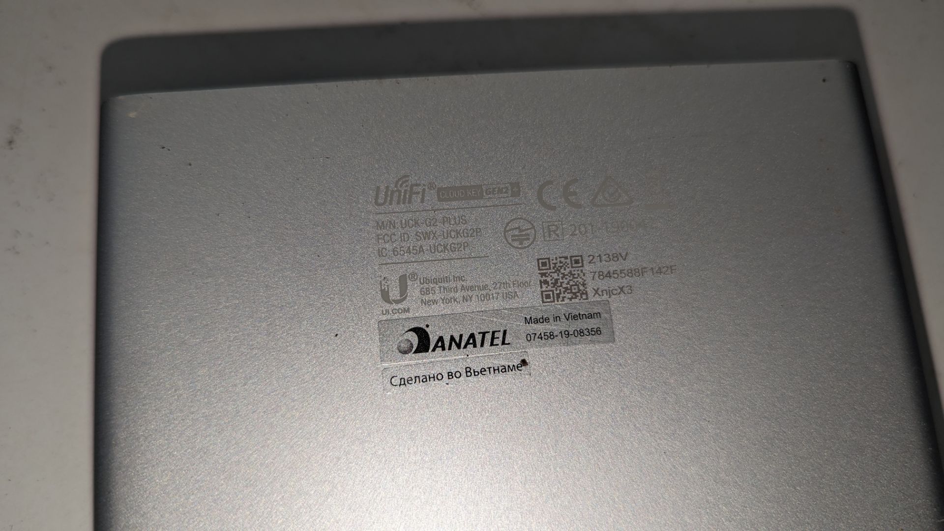 Anatel Unifi Cloud Key Gen 2+ product code UCKG2-PLUS - Image 6 of 7