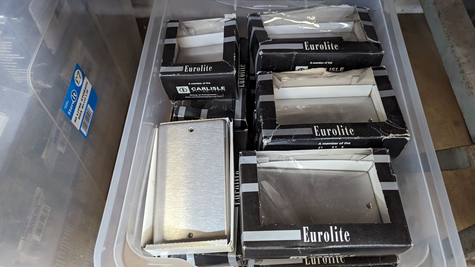 21 off Eurolite metal plates in assorted sizes - Image 3 of 4