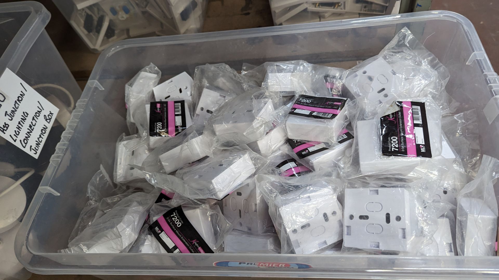 The contents of a crate of surface mount extension outlets - Image 4 of 4