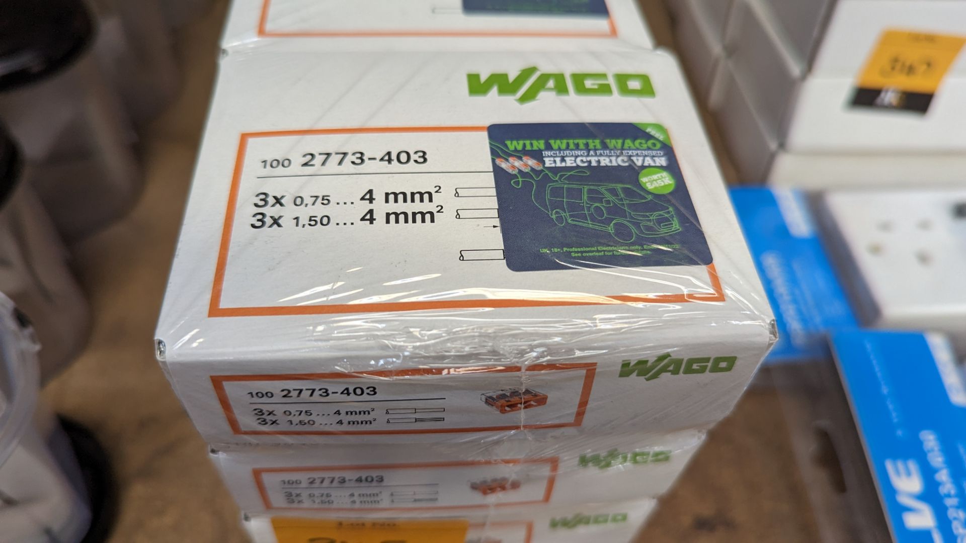 10 boxes of Wago compact slicing connectors - Image 3 of 3