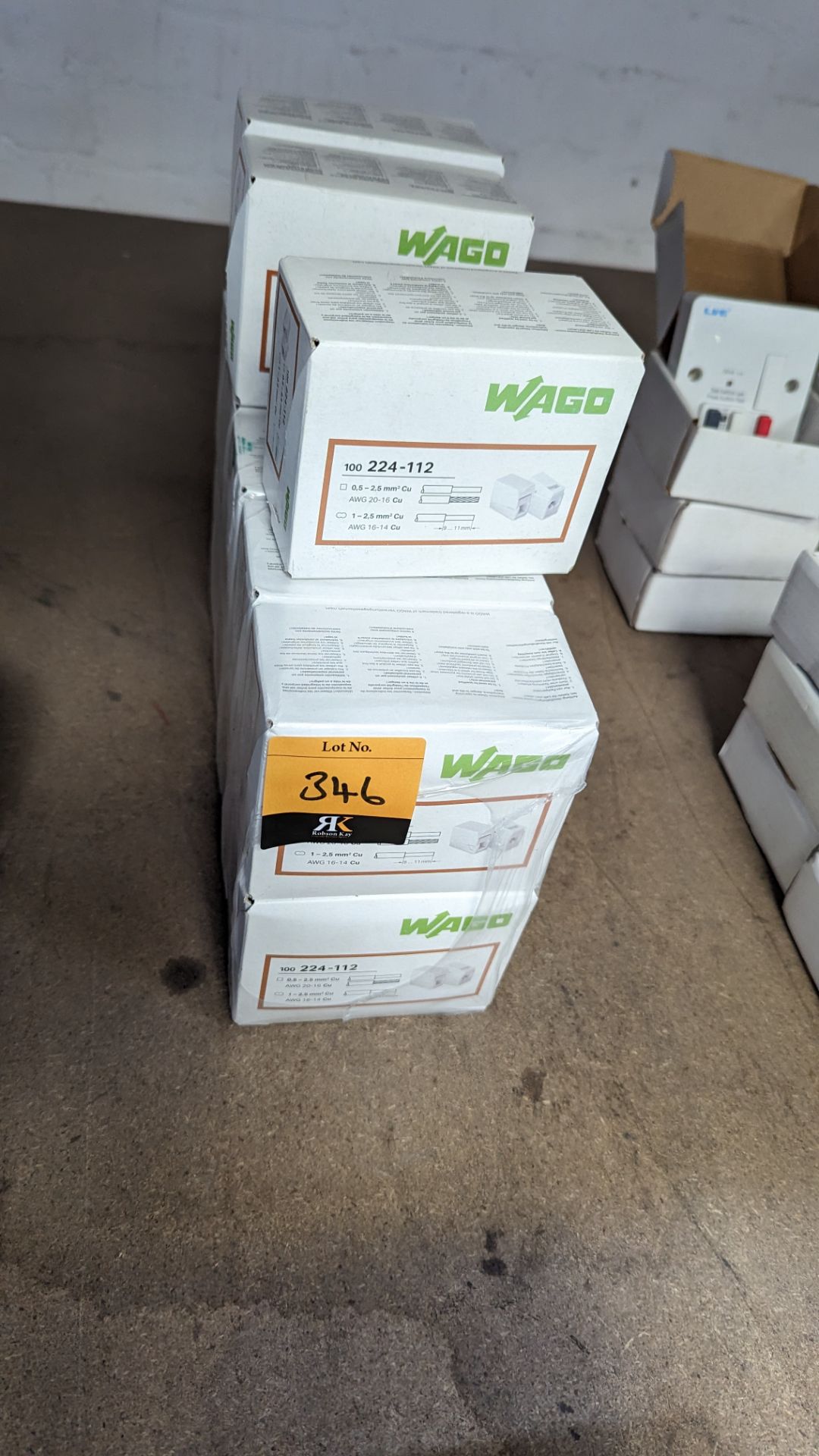 13 boxes of Wago 2 conductor lighting connectors - Image 2 of 4