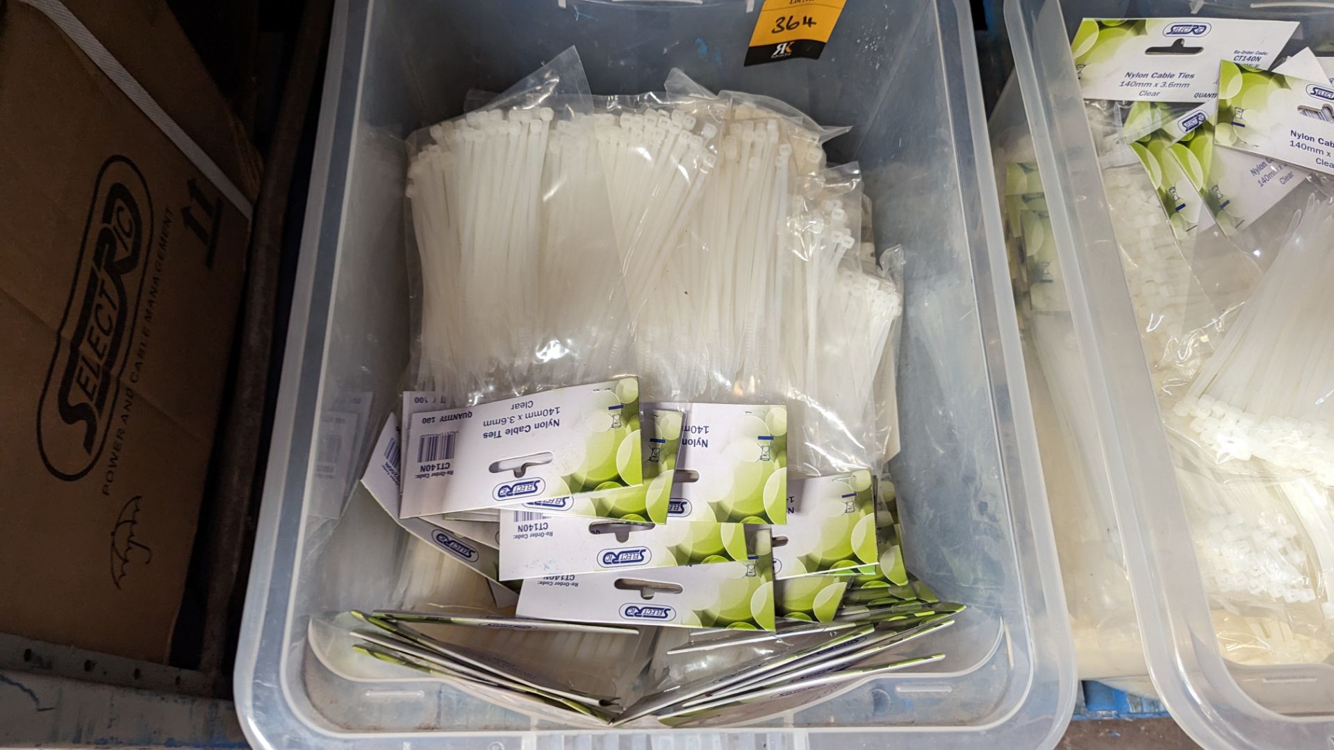 30 packs of assorted size nylon cable ties - Image 3 of 4